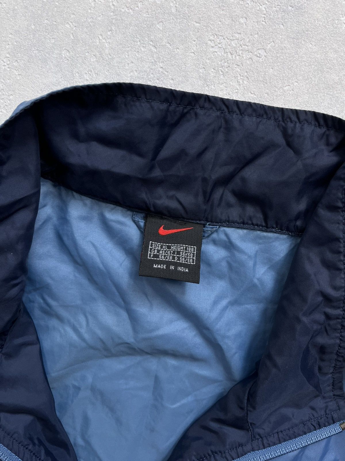 Nike × Vintage 90’s NIKE RETRO SPELLOUT LOGO SWOOSH VINTAGE TRACK JACKET Size US XL / EU 56 / 4 - 4 Thumbnail