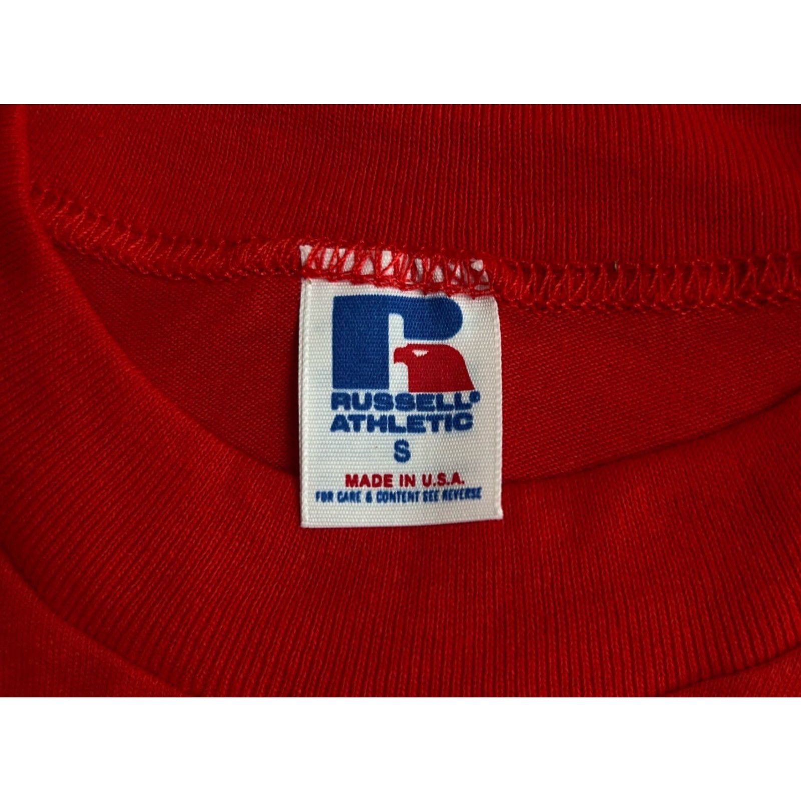Russell Athletic VINTAGE Russell Athletic Long Sleeve Shirt Mens S Red 90s NOS NWOT USA Made Size US S / EU 44-46 / 1 - 3 Thumbnail