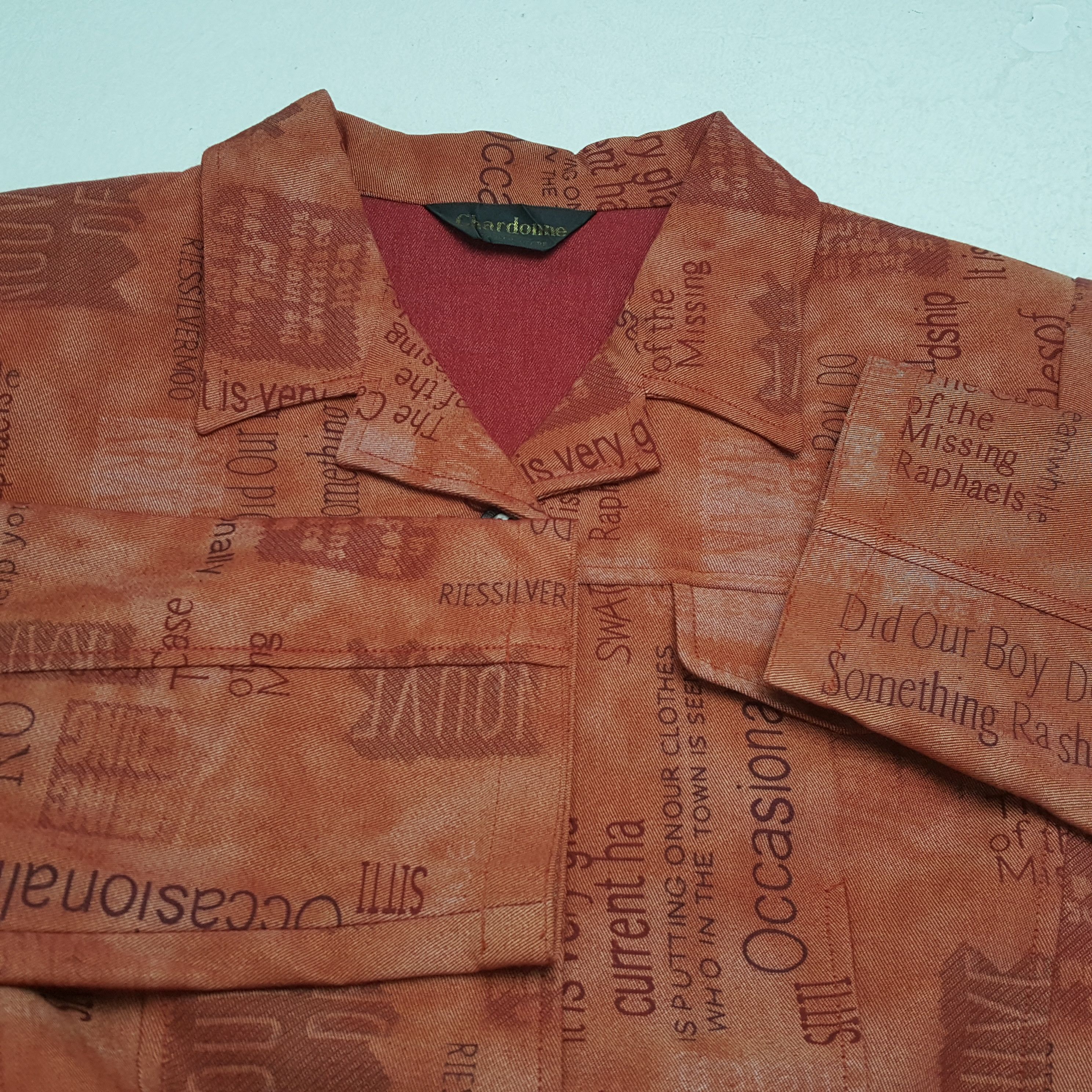 Vintage CHARDONNE Fashion Design Style Blazer Size S / US 4 / IT 40 - 8 Thumbnail