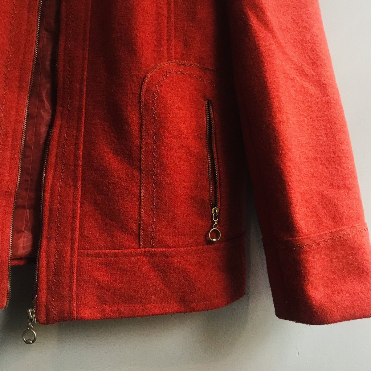 20471120 × Japanese Brand × Vintage Japanese Vintage Wool Coach Jacket Size XXL / US 16-18 / IT 52-54 - 5 Thumbnail