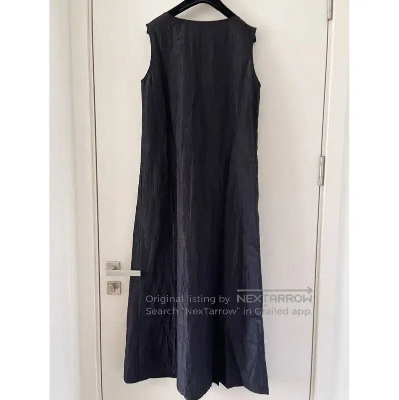 Yohji Yamamoto Yohji Yamamoto Black Long Dress for Women . Size L / US 10 / IT 46 - 3 Thumbnail