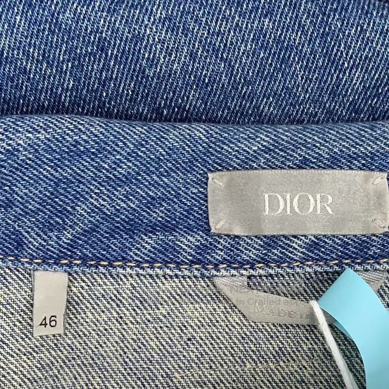 Dior Dior Blue logo leather label cotton lapel single-breasted Size US S / EU 44-46 / 1 - 7 Thumbnail