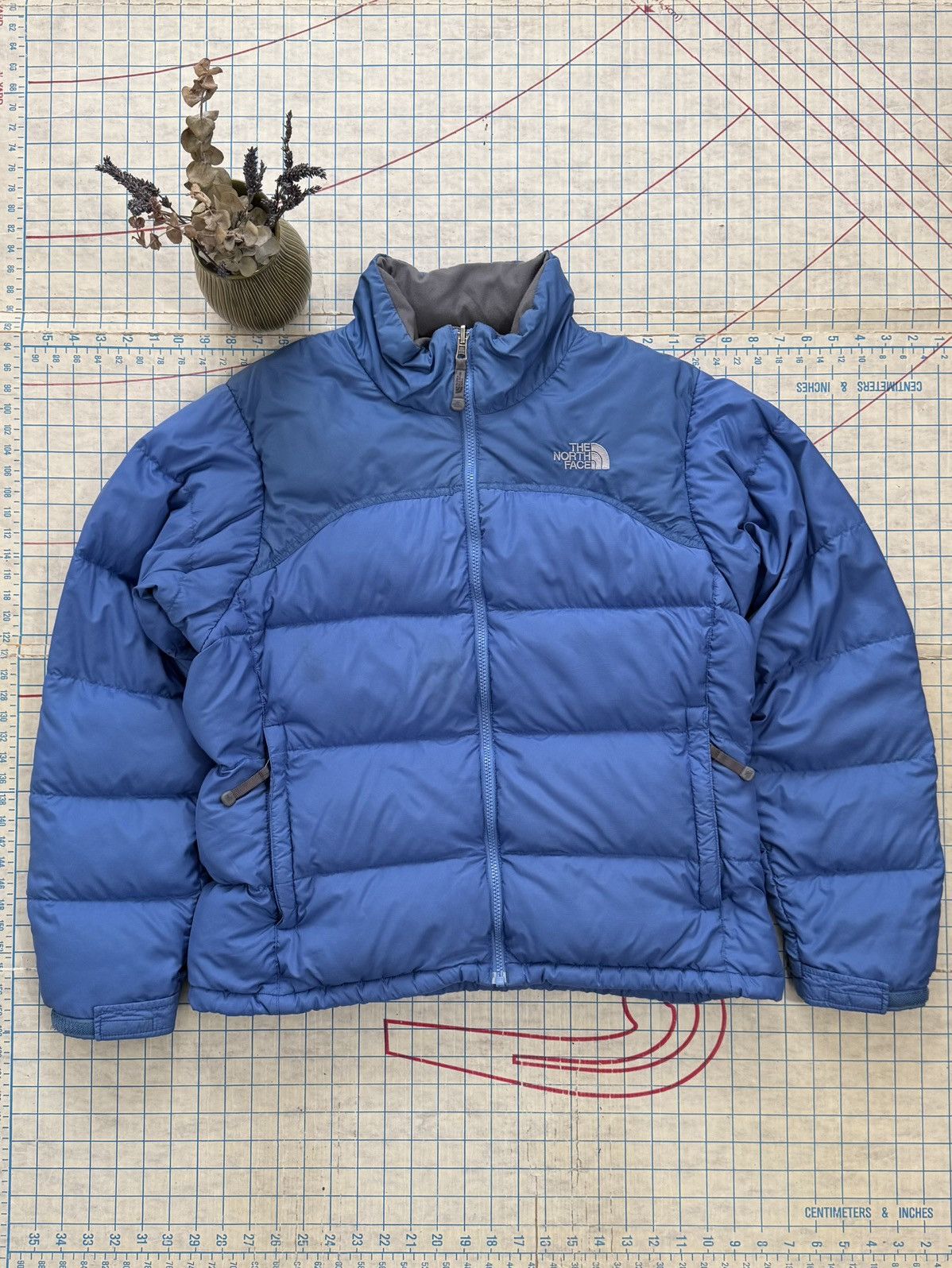 The North Face The North Face Baby Blue 700 Fill Puffer Jacket Womens Large Size L / US 10 / IT 46 - 1 Thumbnail