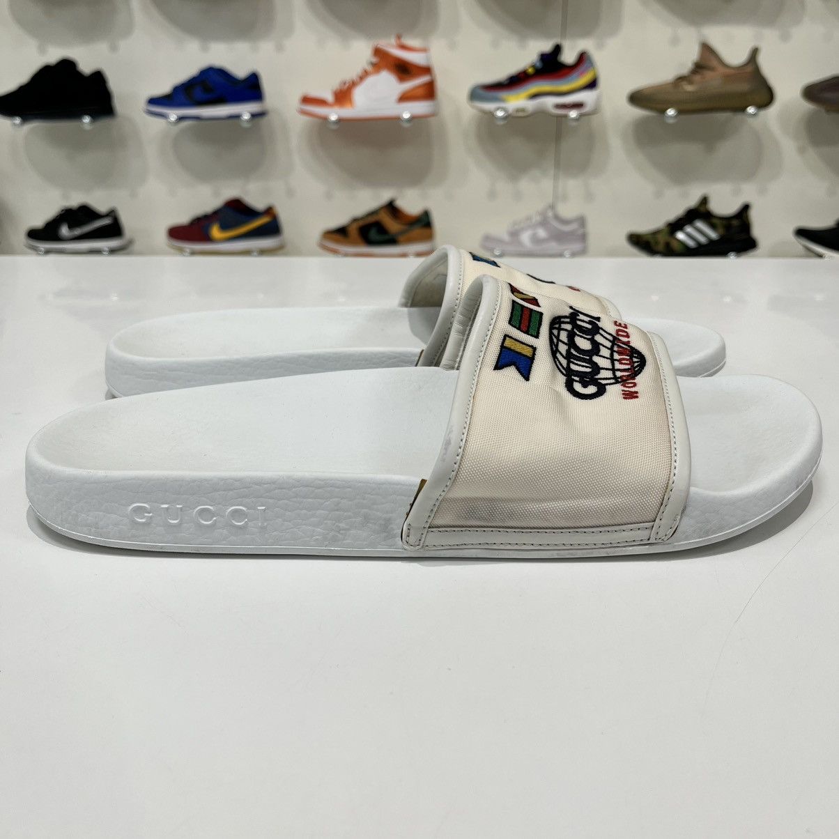 Gucci Gucci Slides White Size US 10 / EU 43 - 5 Thumbnail