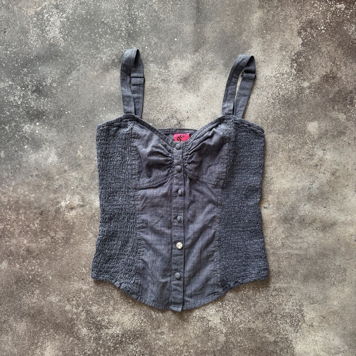 Hysteric Glamour 2000’s Aesthetic Y2K Glam Sexy Corset Crop Top Size M / US 6-8 / IT 42-44 - 1 Thumbnail