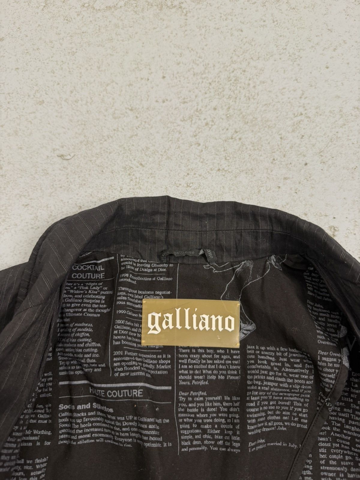 John Galliano Vintage John Galliano United Kingdom Flag Blazer Size M / US 6-8 / IT 42-44 - 11 Thumbnail