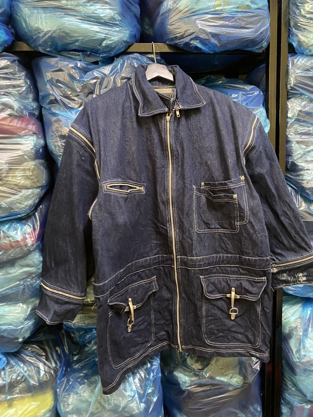 Other Vintage WADNA WEAR Denim Utility Jacket by Alicia Gwynn Size US M / EU 48-50 / 2 - 3 Thumbnail