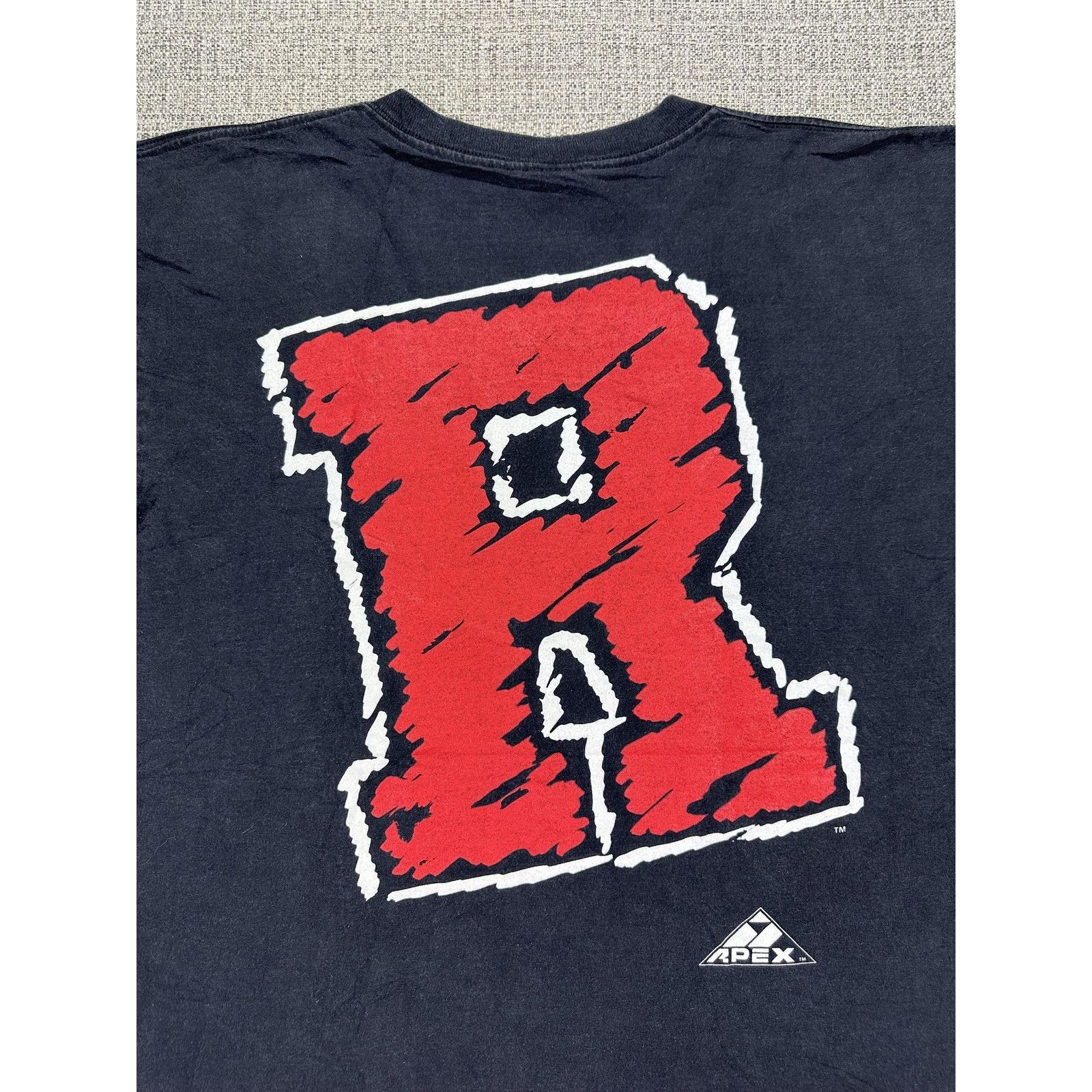 Apex One Rutgers Scarlet Knights Shirt Sz XL Big R Apex One 90s Size US XL / EU 56 / 4 - 13 Thumbnail