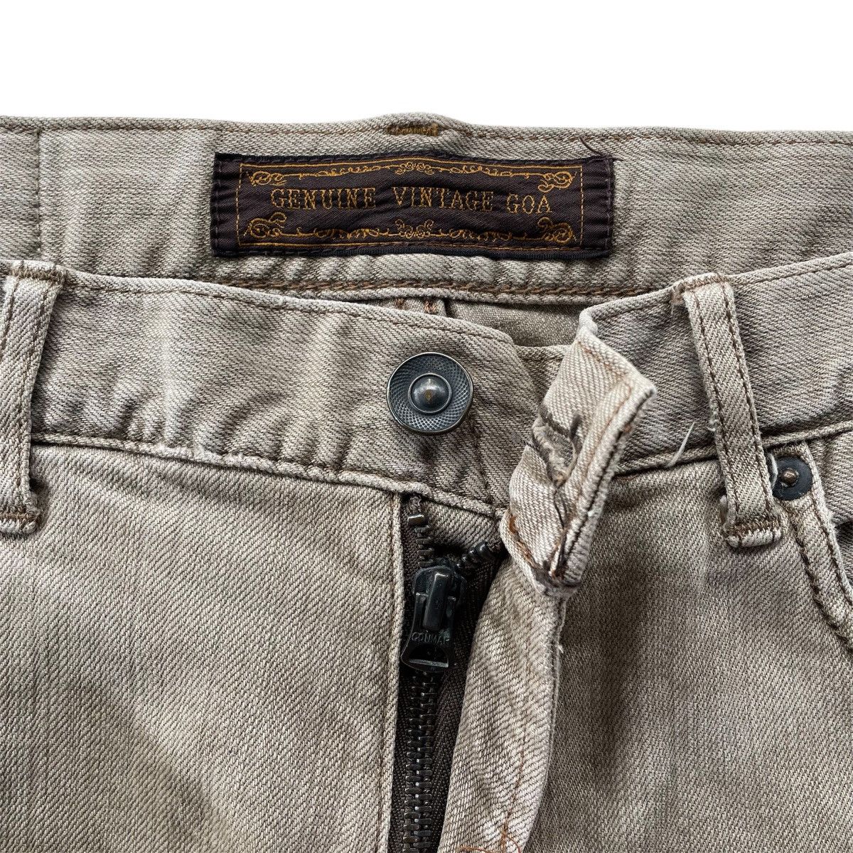 GOA Vintage GOA Flare Distressed Jeans Size US 31 - 4 Thumbnail