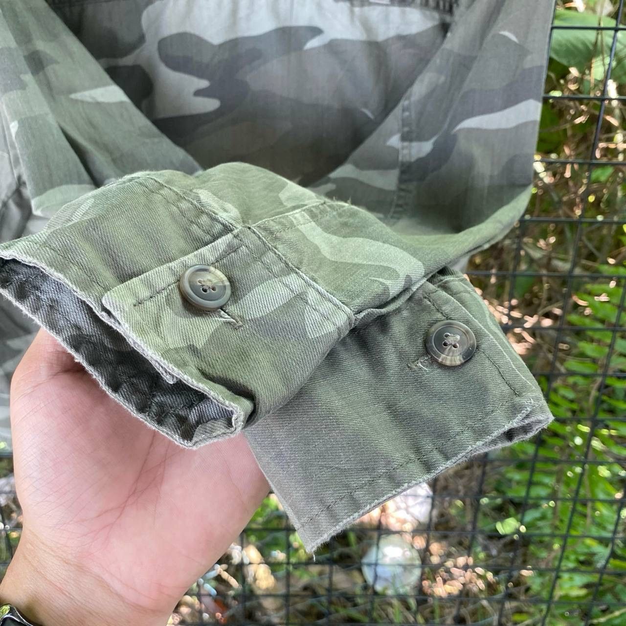 American Eagle Outfitters × Vintage Vintage American Eagle Army Oversize Button Up Jacket Size US XS / EU 42 / 0 - 9 Thumbnail