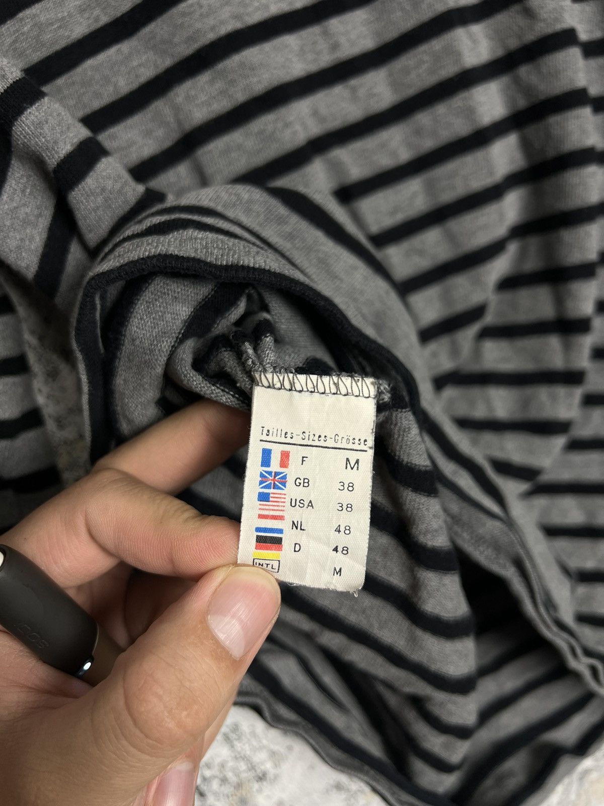 Saint James × Vintage Saint James Striped Long Sleeve Jean Paul Vibe Kurt Cobain M Size M / US 6-8 / IT 42-44 - 4 Thumbnail