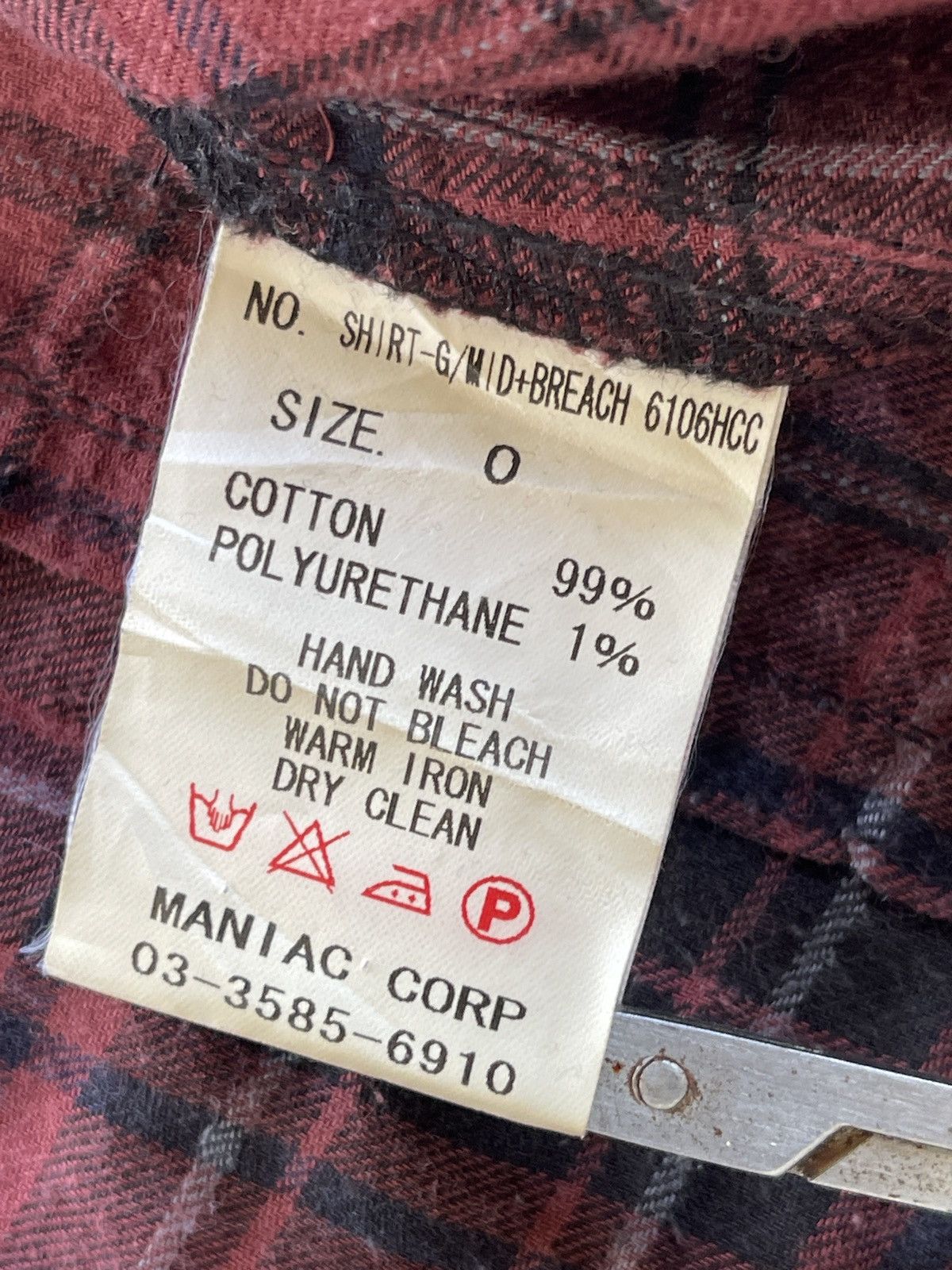 Le Grande Bleu (L.G.B.) Le Grande Bleu Rockabilly Fringes Flannel Shirt Size US S / EU 44-46 / 1 - 7 Thumbnail