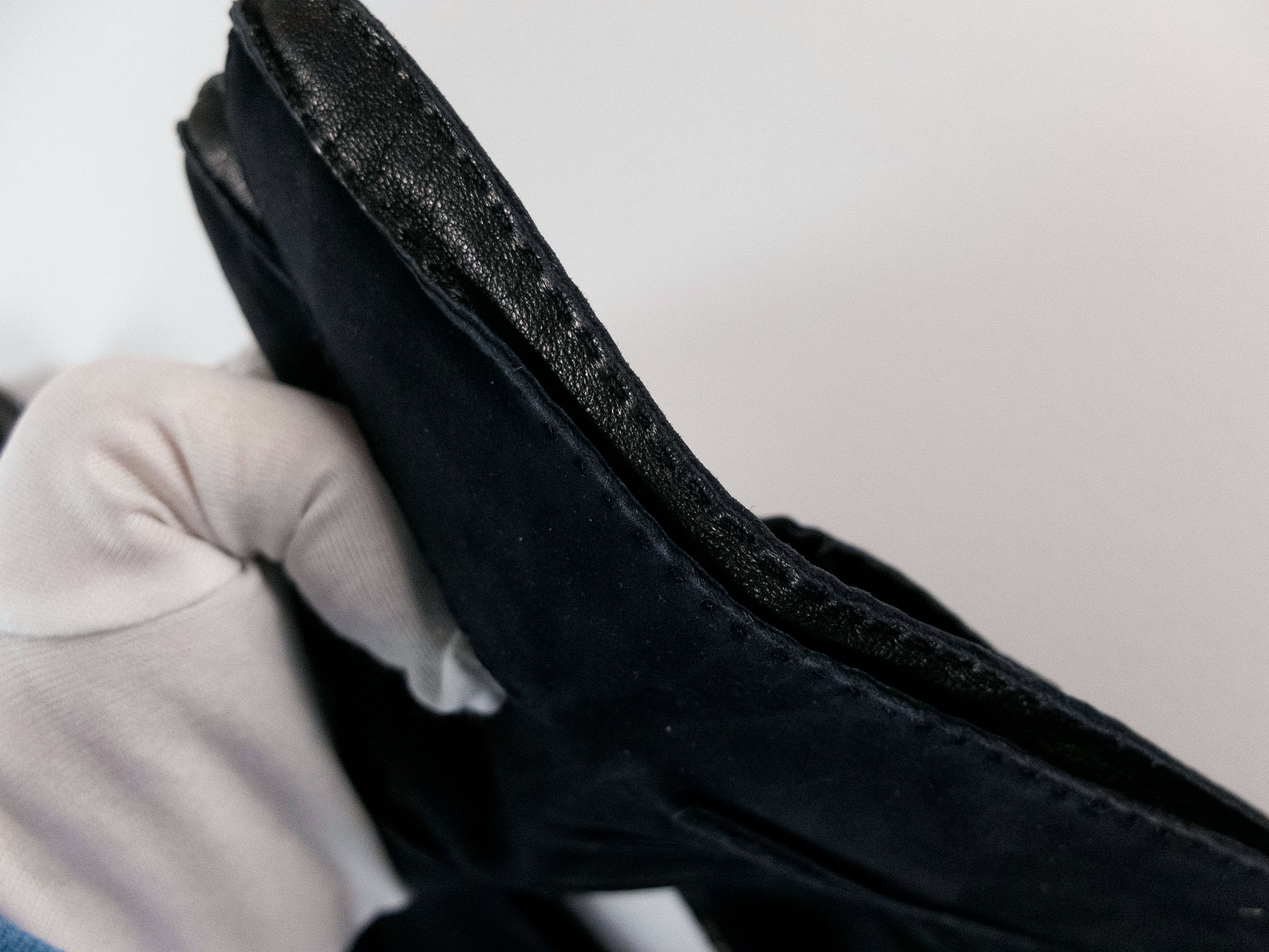 Loro Piana LORO PIANA navy blue suede leather & baby cashmere gloves XL Size ONE SIZE - 3 Thumbnail