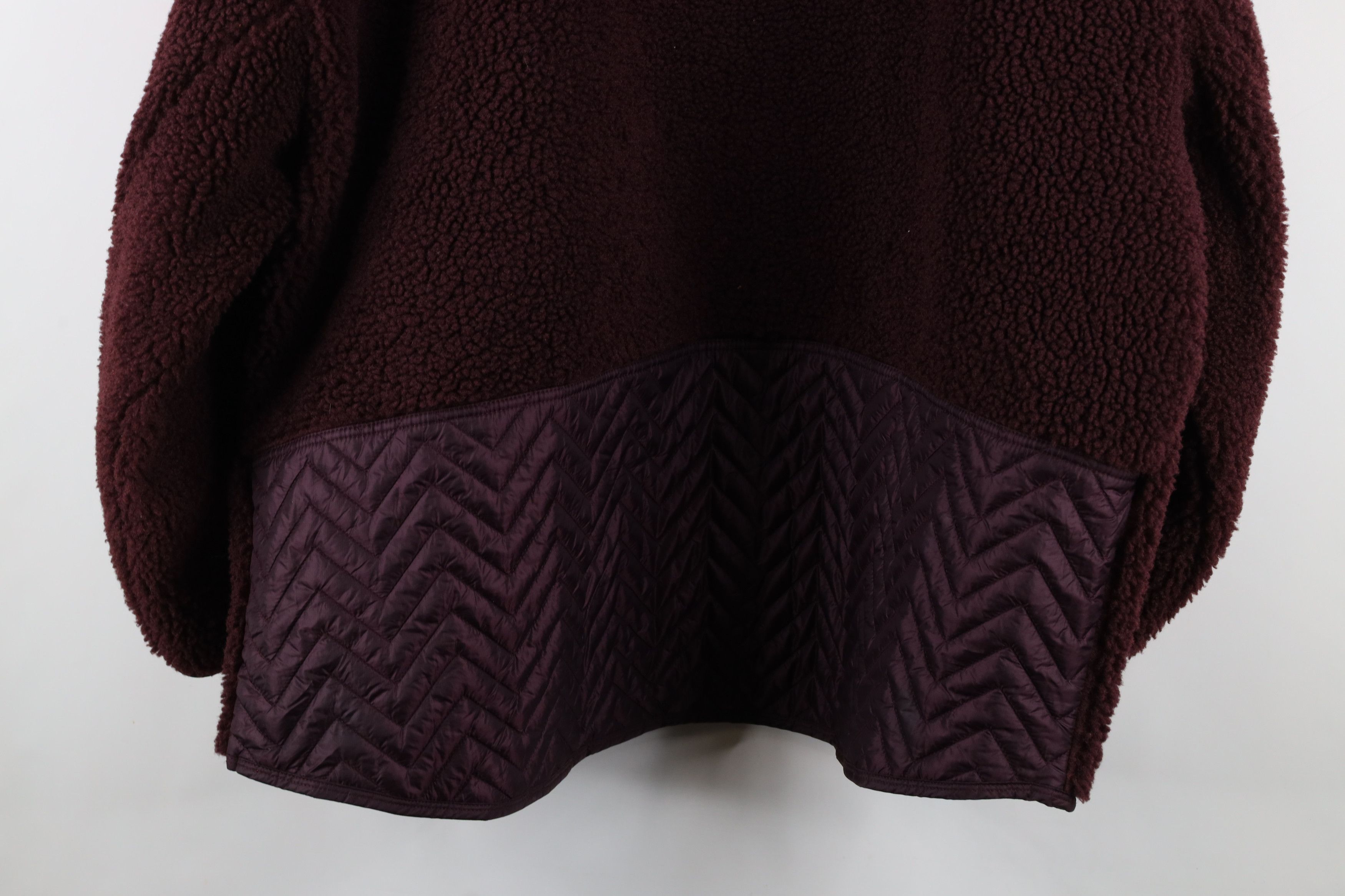 Athleta × Vintage Athleta Deep Pile Fleece Snap Button Pullover Sweatshirt Size XXL / US 16-18 / IT 52-54 - 12 Thumbnail