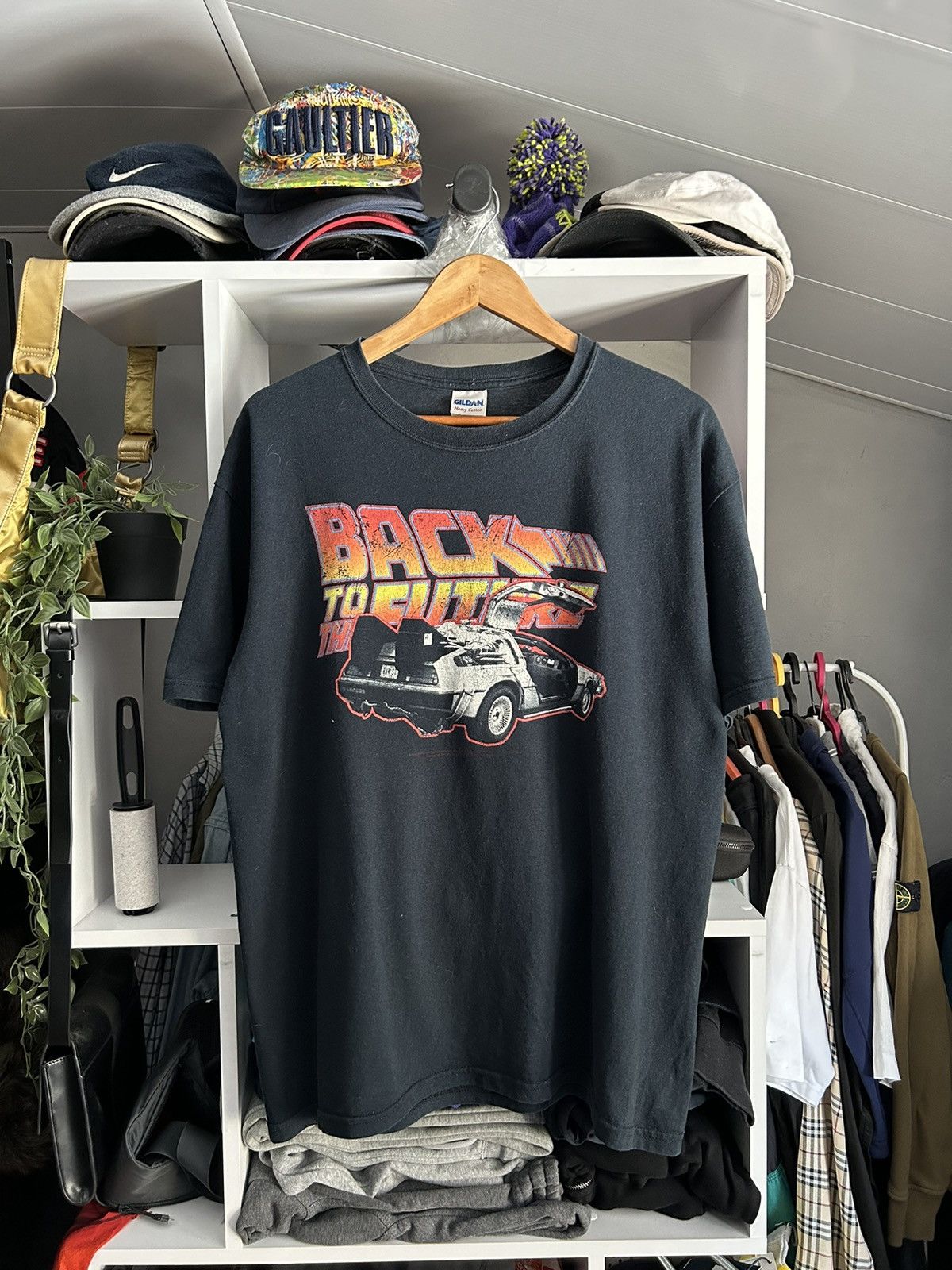 Vintage Y2K Vintage Back To The Future DeLorean Graphic t shirt Size US L / EU 52-54 / 3 - 1 Thumbnail