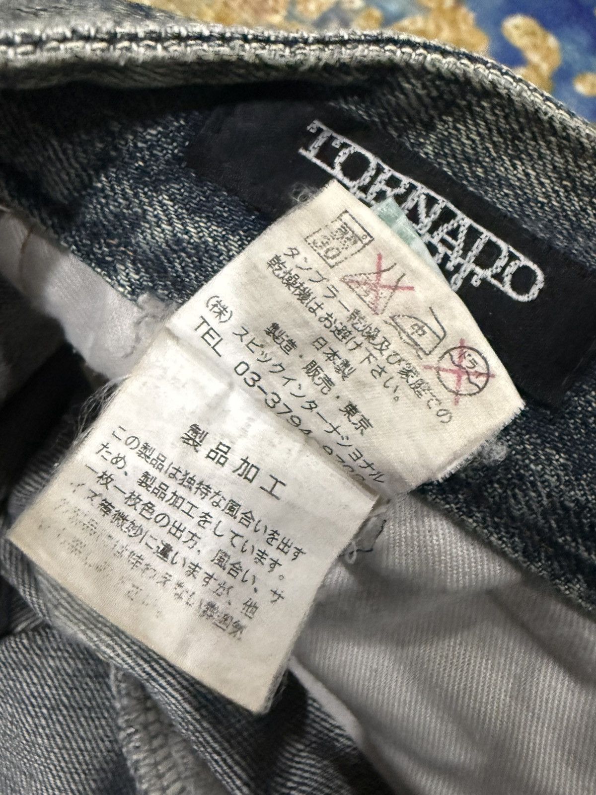 Tornado Mart TORNADO MART FLARED DISTRESSED BOOTCUTJEANS Size US 31 - 15 Thumbnail