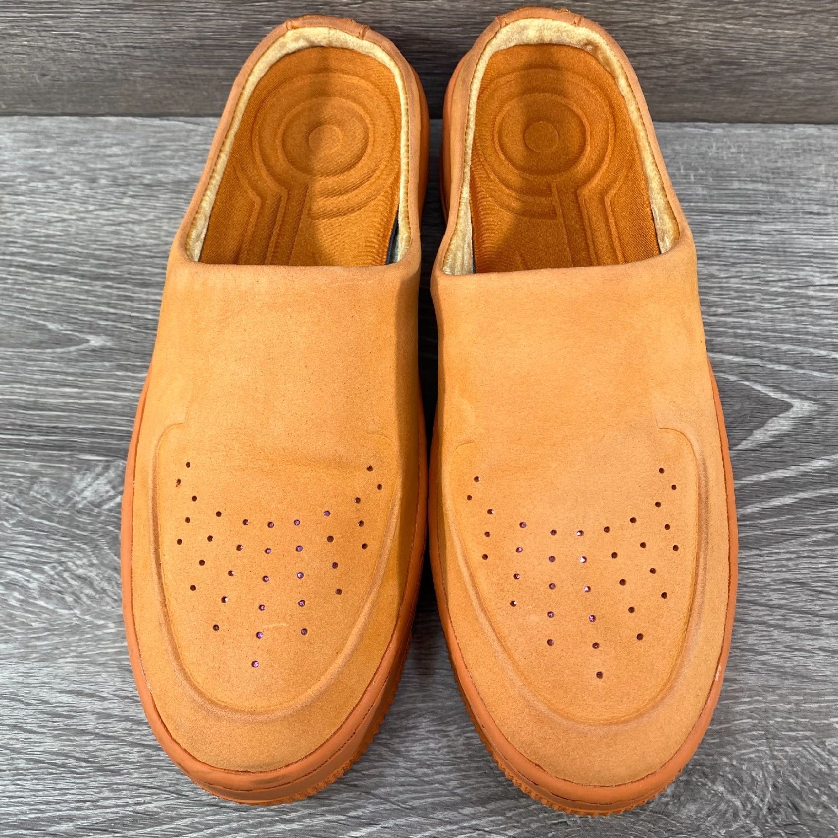 Nike Nike Air Force 1 Lover XX Slip On Mules Cinder Orange AO1523-800 Womens Size 6.5 Size ONE SIZE - 3 Thumbnail
