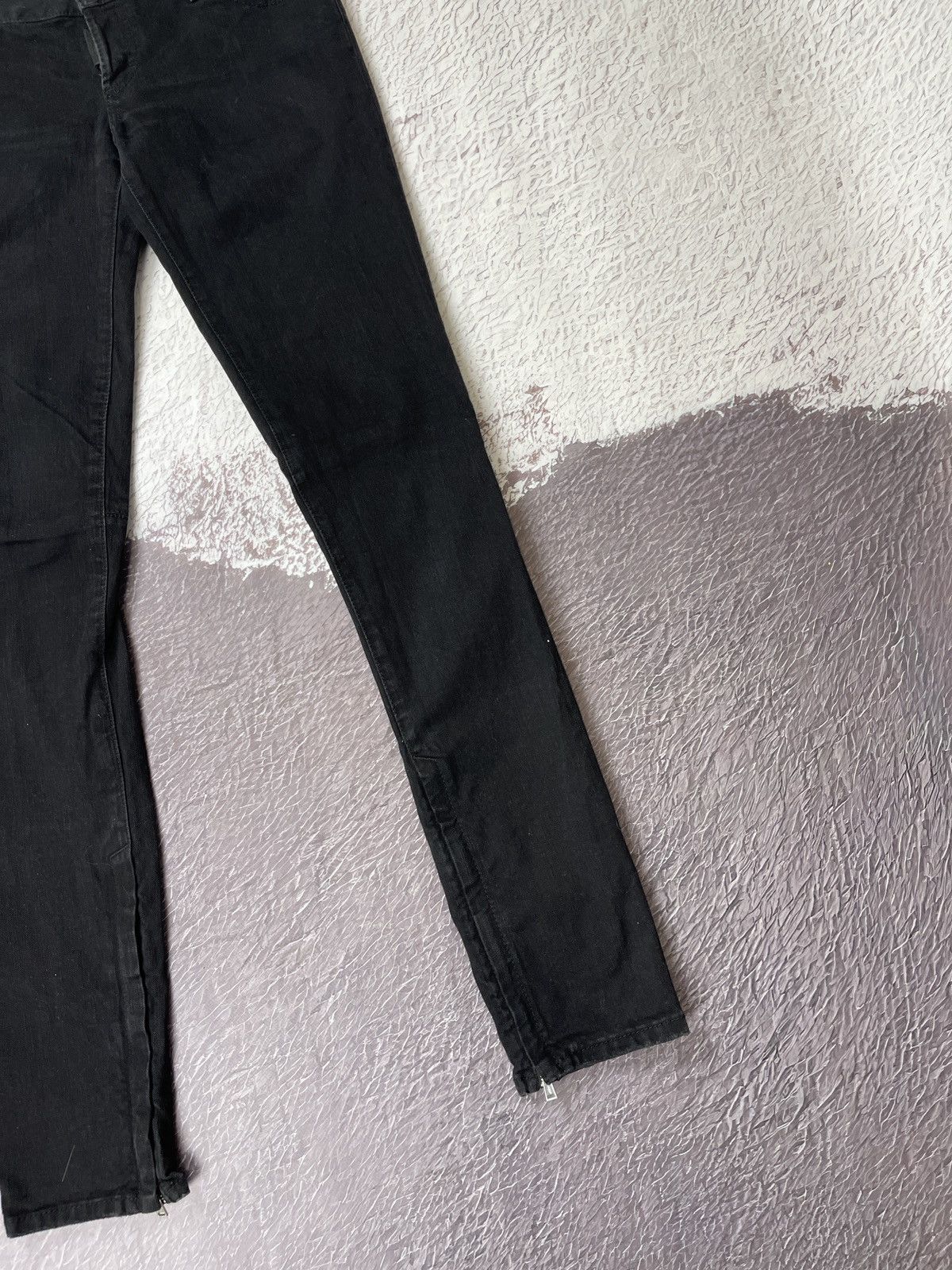Dsquared2 Dsquared d2 black basic denim jeans pants leg zippers Size 28" / US 6 / IT 42 - 13 Thumbnail