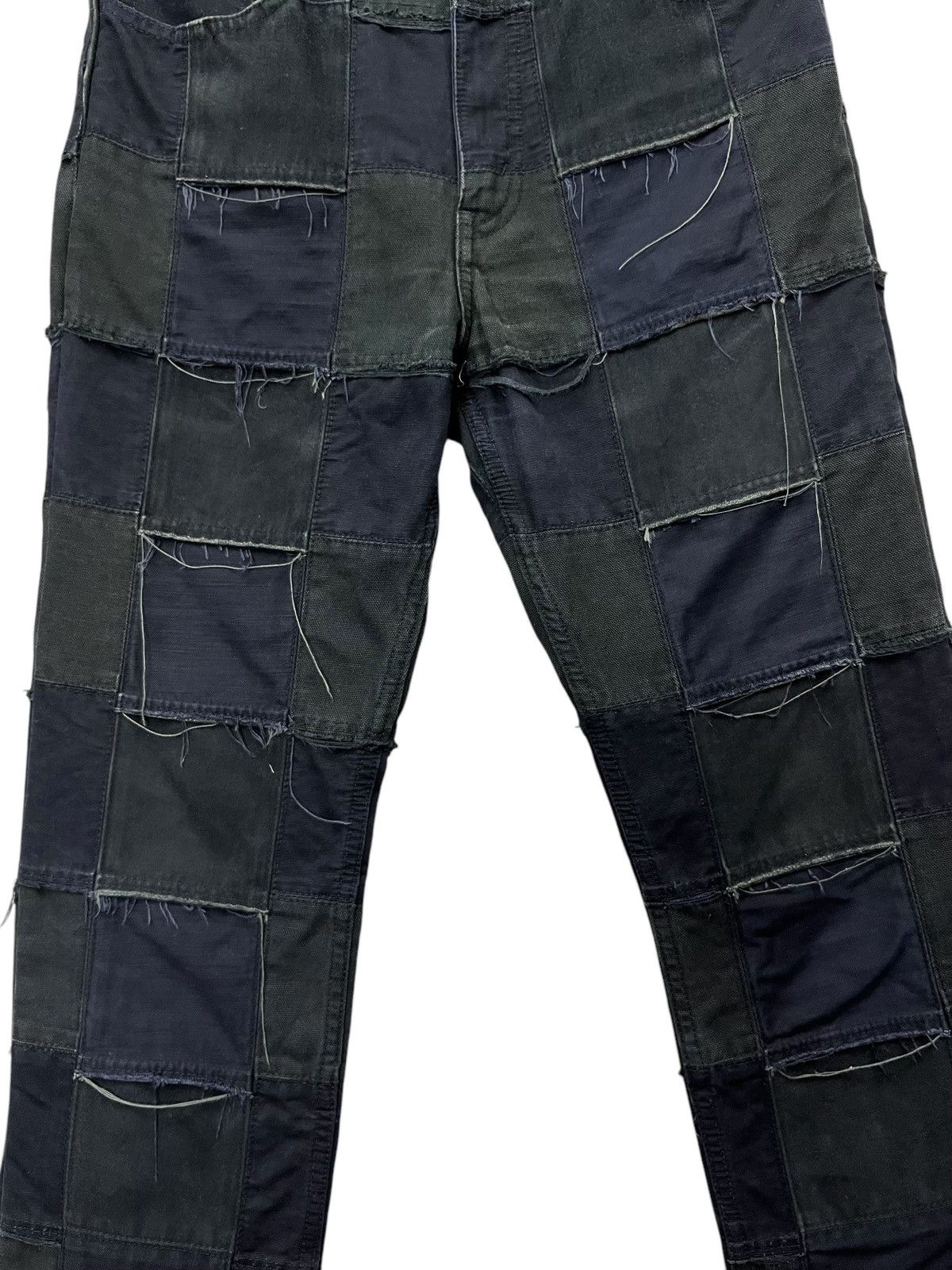 Comme des Garcons JUNYA WATANABE MANxCOMME DES GARCONS Fringe Patchwork Denim Size 28" / US 6 / IT 42 - 5 Thumbnail