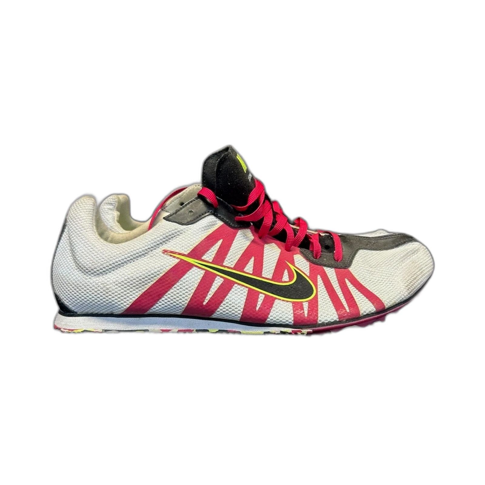 Nike Nike Rival D V White Cherry Pink Black Mid Distance Track Sp Size US 11 / EU 44 - 2 Thumbnail