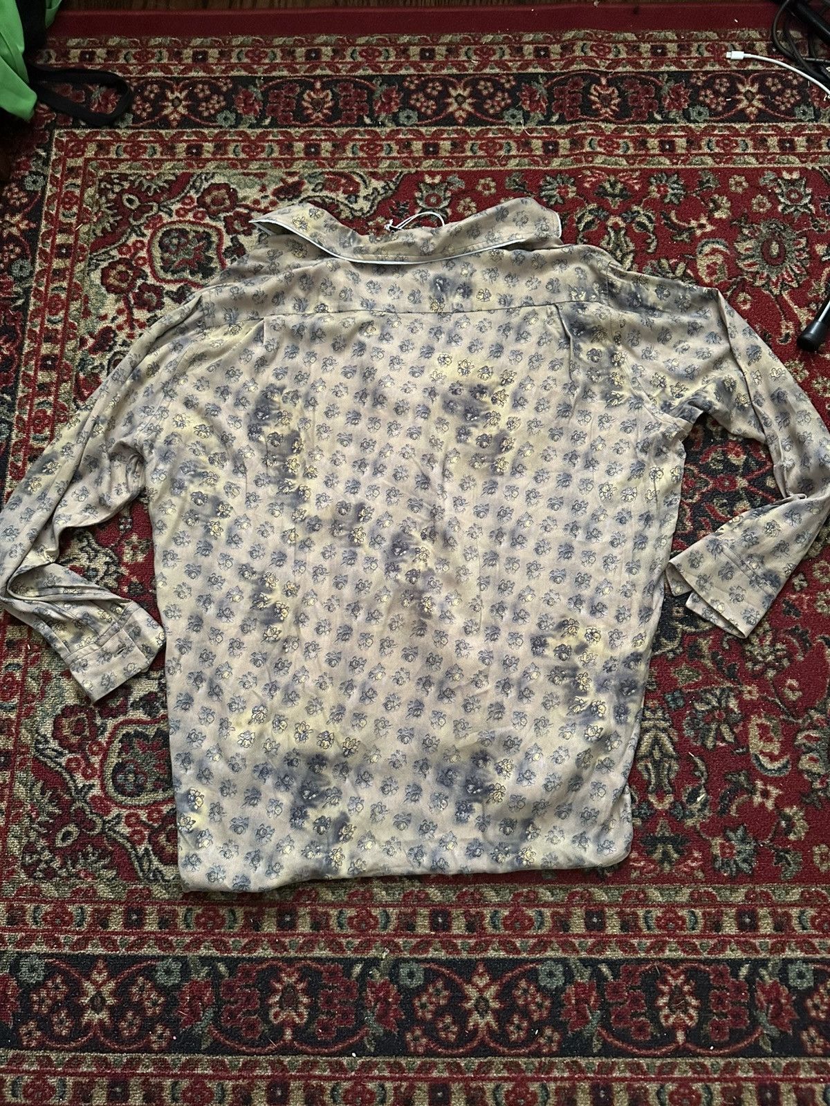 Acne Studios Acne Studios Floral Button-Up Size US XL / EU 56 / 4 - 2 Thumbnail