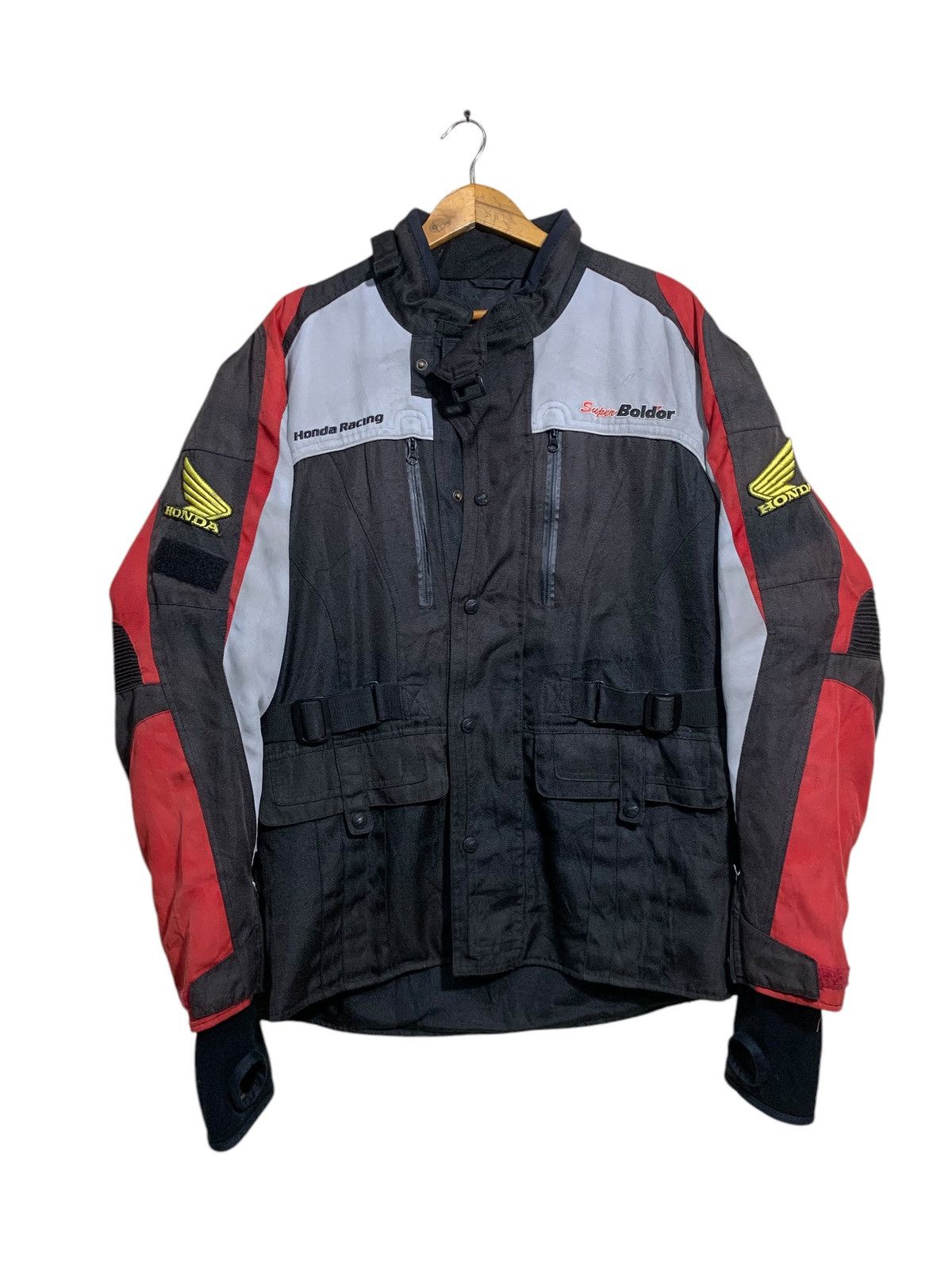 Honda × Sports Specialties 🔥VTG HONDA BOLDOR RACING RIDING JACKETS Size US L / EU 52-54 / 3 - 4 Thumbnail