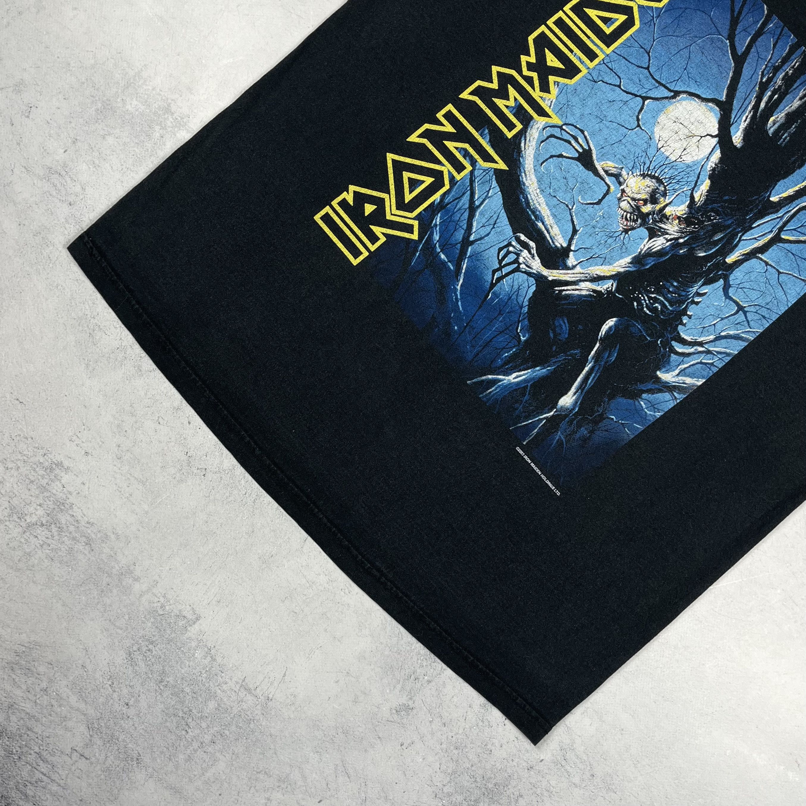 Band Tees Vintage Iron Maiden Fear of the Dark Rock Band T Shirt 2003 Size US M / EU 48-50 / 2 - 4 Thumbnail
