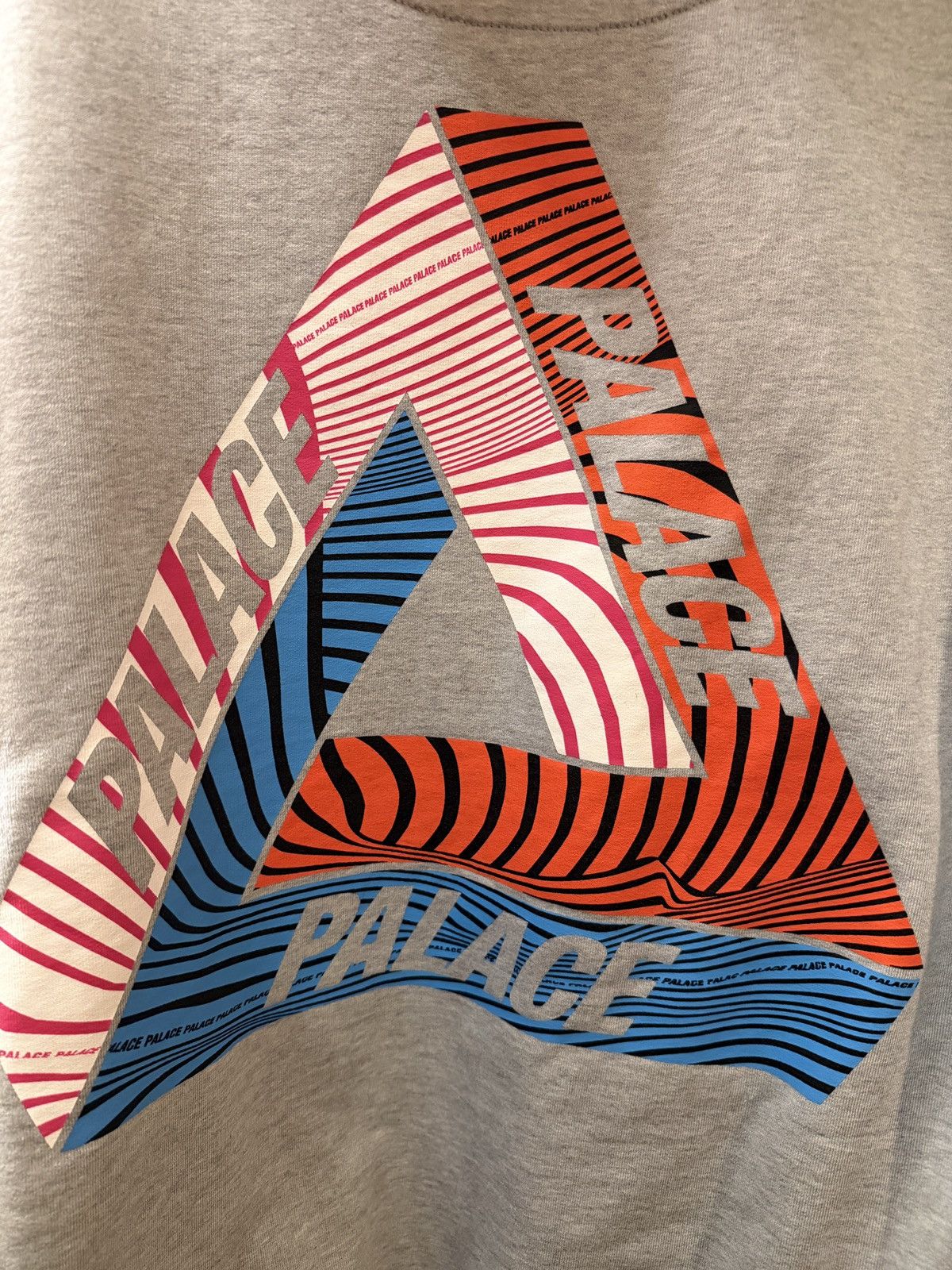 Palace Palace Stripe Tri-Ferg Hoodie Grey XL Size US XL / EU 56 / 4 - 4 Thumbnail