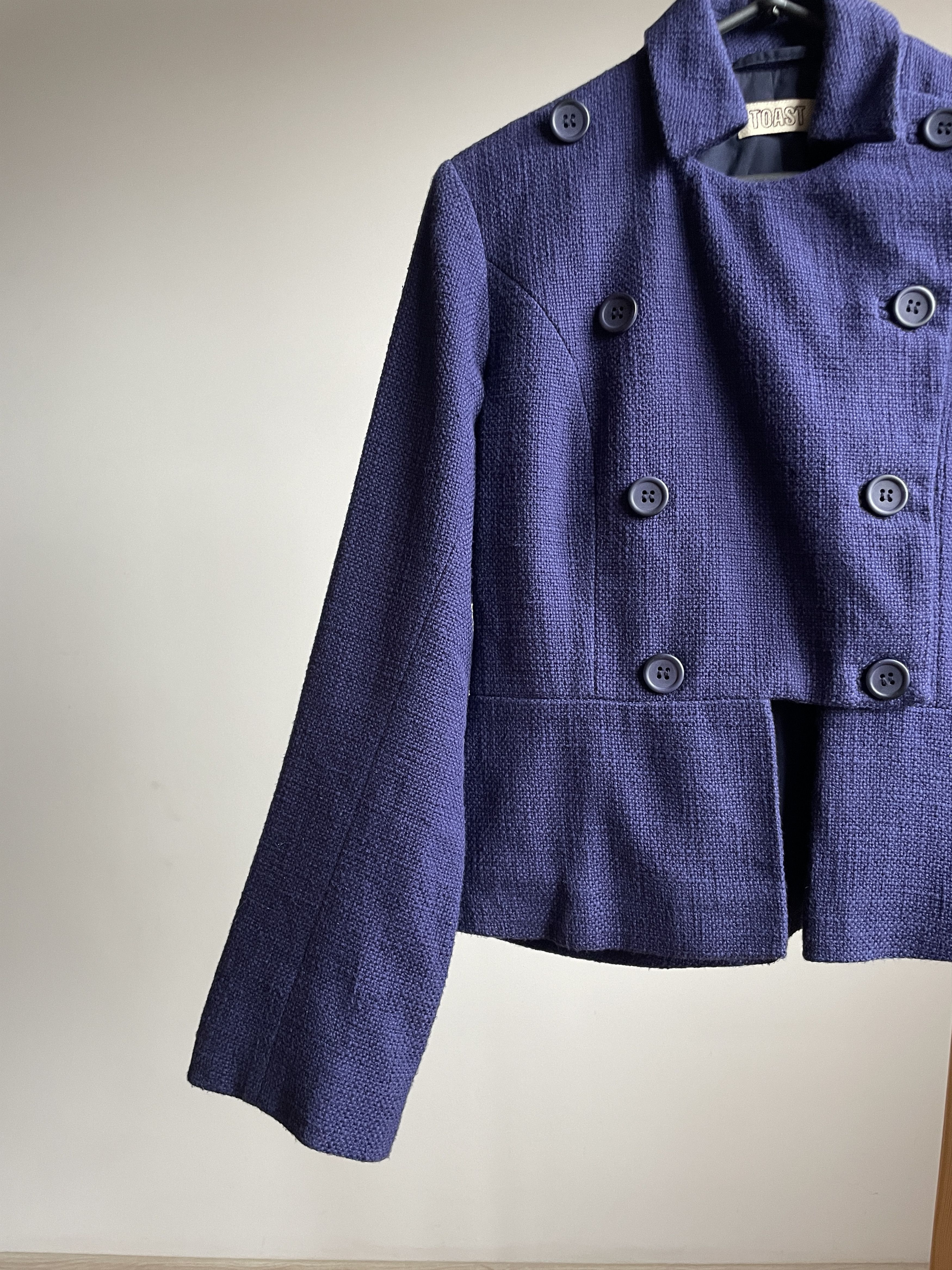 Other Toast Boucle Moon Tweed Womens Double Breasted Jacket Size M / US 6-8 / IT 42-44 - 6 Thumbnail