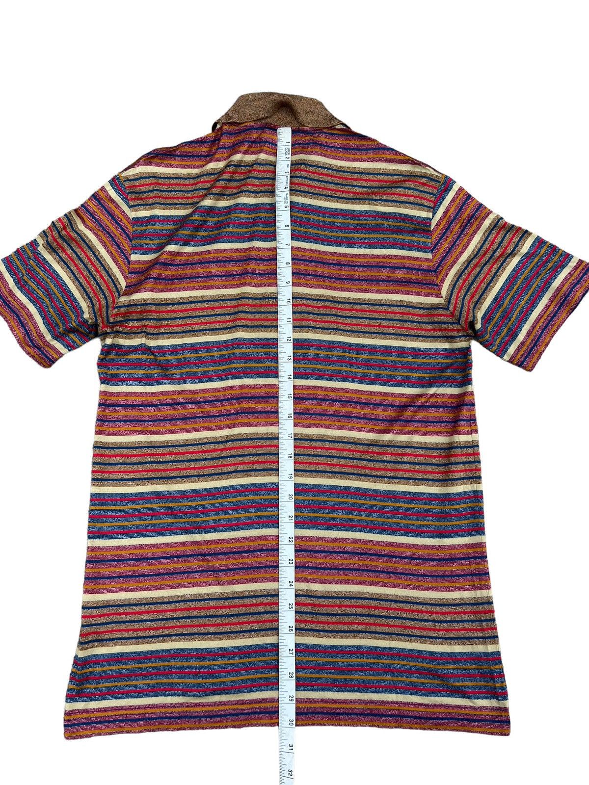 Missoni Vintage Missoni Sport Italy Striped Polo Shirt Size US S / EU 44-46 / 1 - 4 Thumbnail