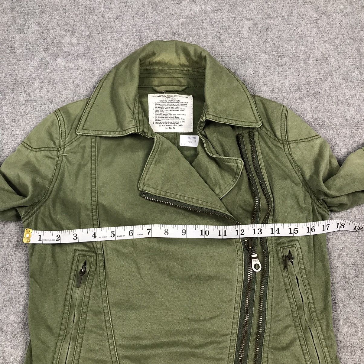 If Six Was Nine × Japanese Brand × Le Grande Bleu (L.G.B.) G.O.A JAPAN GREEN MILITARY CROPPED JACKET Size US XS / EU 42 / 0 - 15 Thumbnail