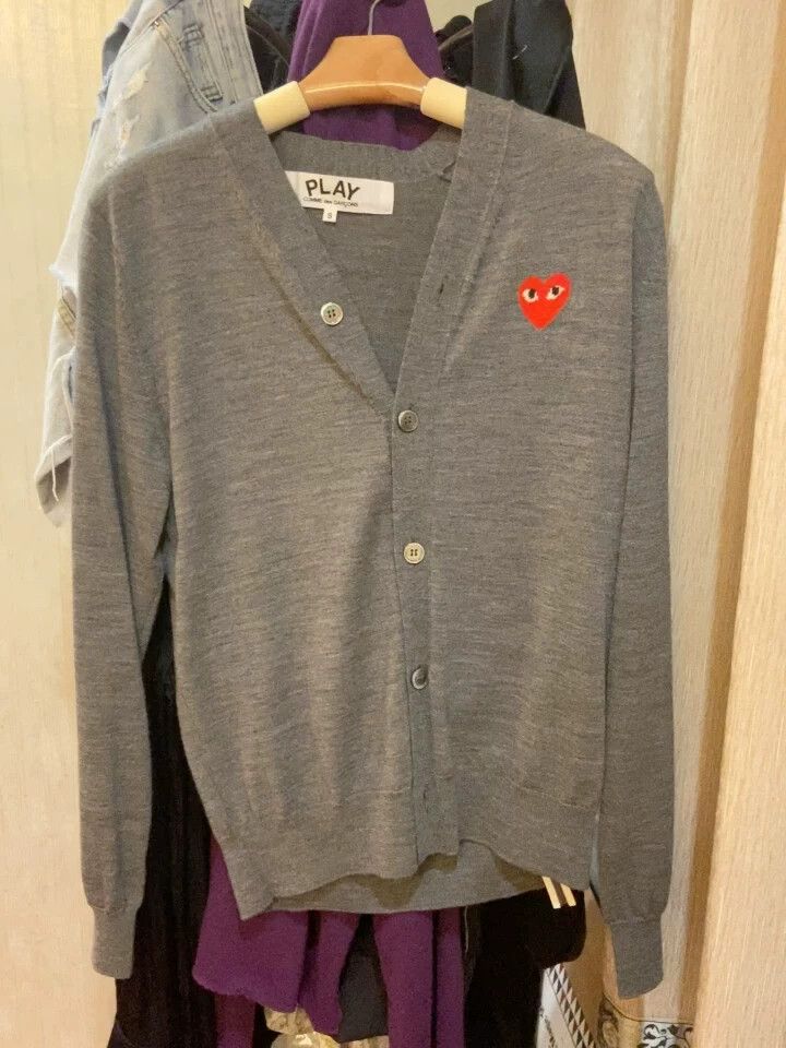 Comme des Garcons Comme Des Garcons Wool Cardigan Knit Grey Size S / US 4 / IT 40 - 1 Thumbnail