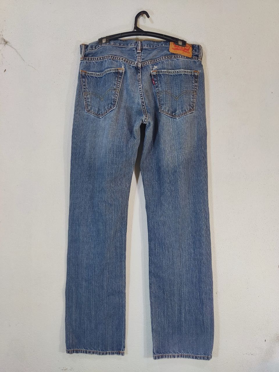 Levi's levis 559 relaxed straight distressed denim Size US 35 - 1 Thumbnail