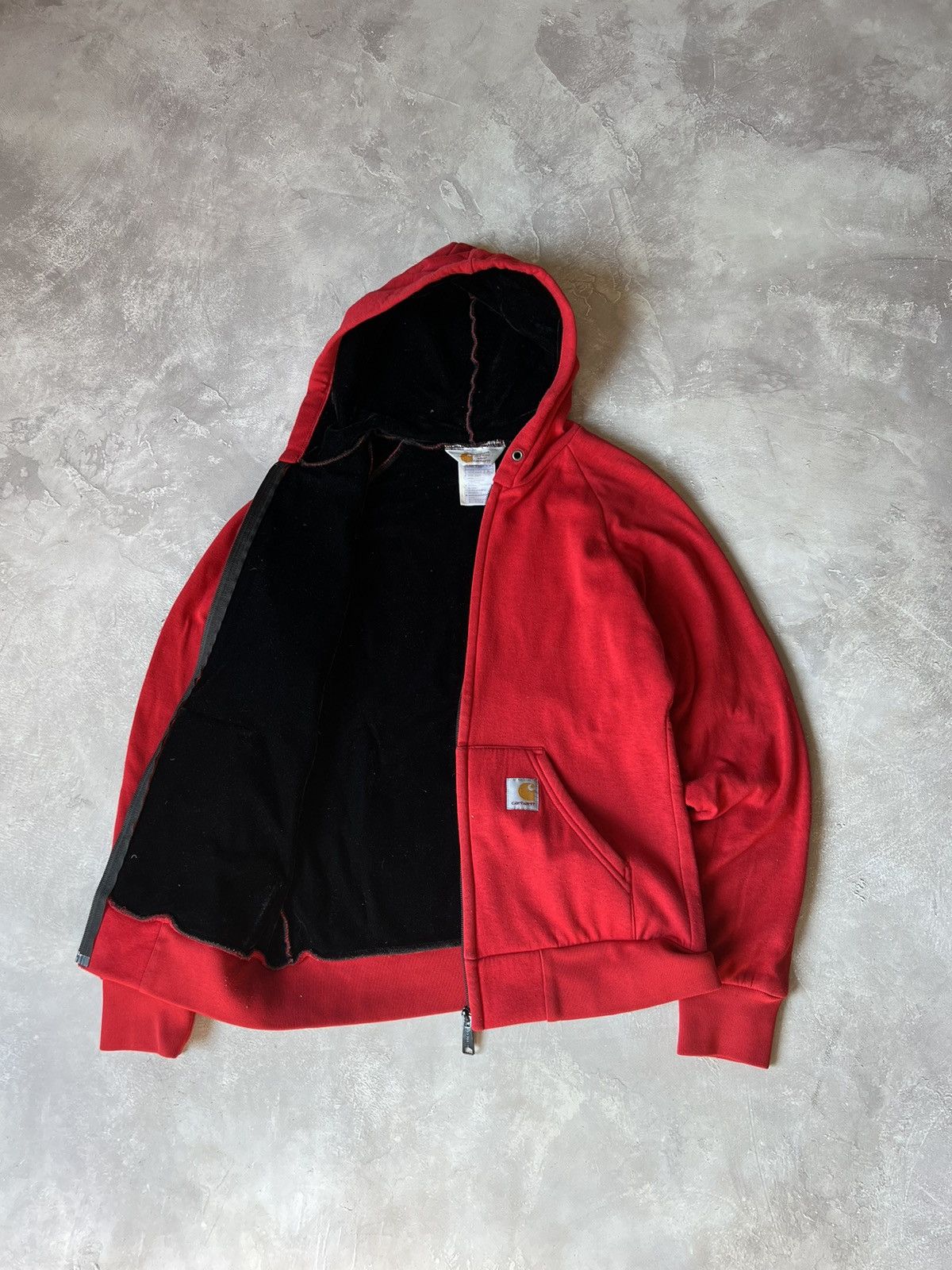 Carhartt Vintage Carhartt Fleece Zip Hoodie Size M / US 6-8 / IT 42-44 - 7 Thumbnail