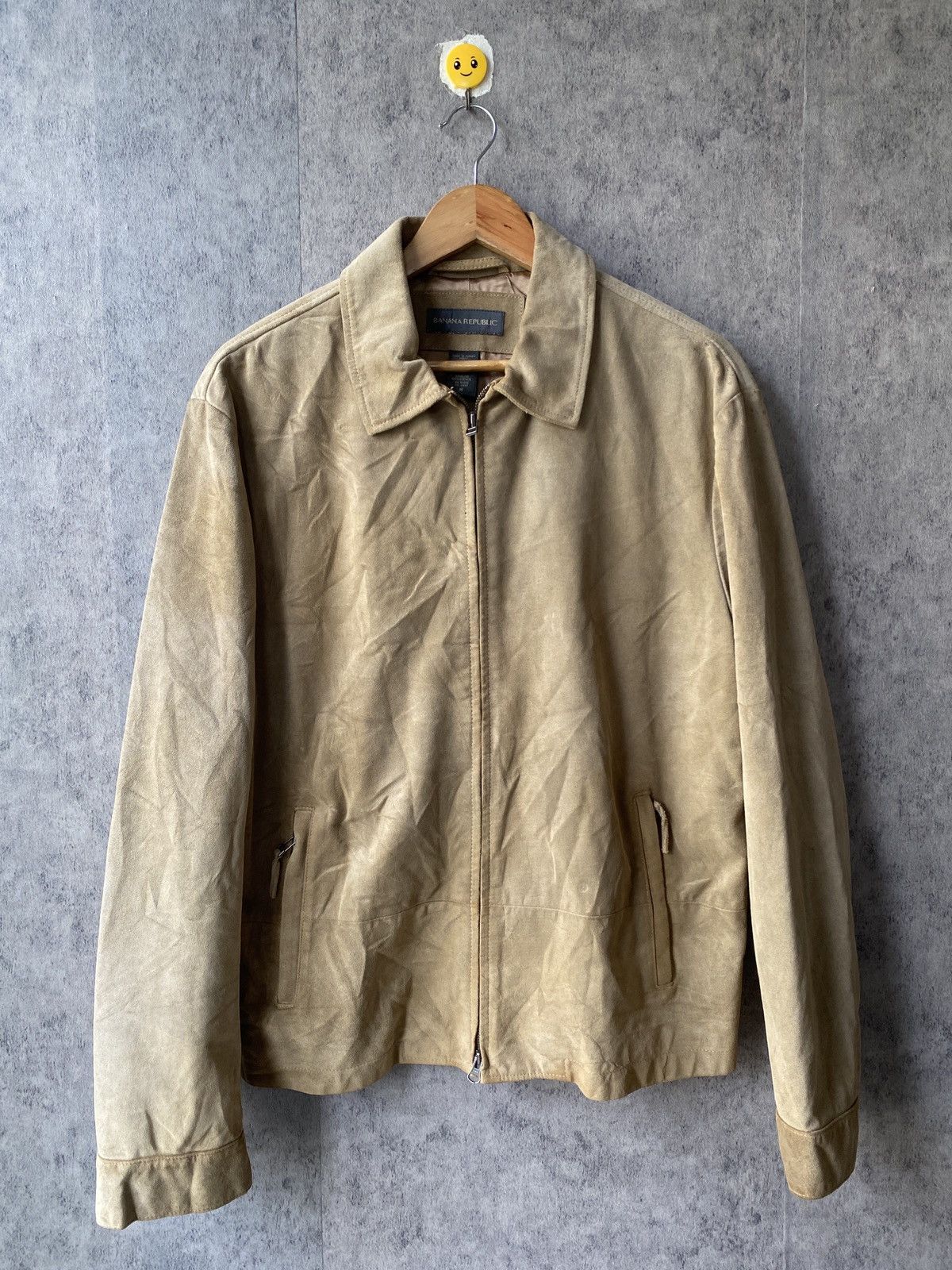 Banana Republic Banana Republic Suede Leather Jacket Size US M / EU 48-50 / 2 - 2 Thumbnail