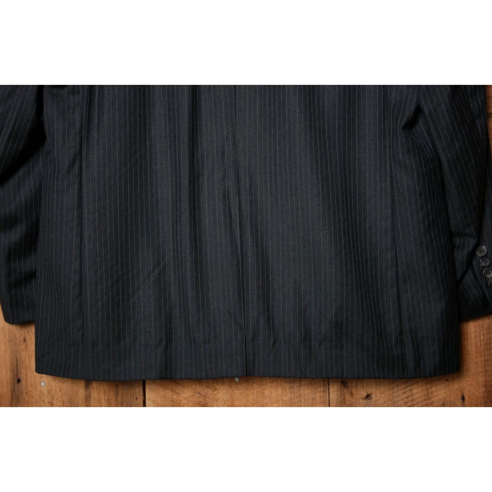 Ralph Lauren VINTAGE Lauren Ralph Lauren Sport Coat Charcoal Wool 44S Men Jacket Single-Breasted Two-Button Short 100% Wool Canda? Size US S / EU 44-46 / 1 - 6 Thumbnail