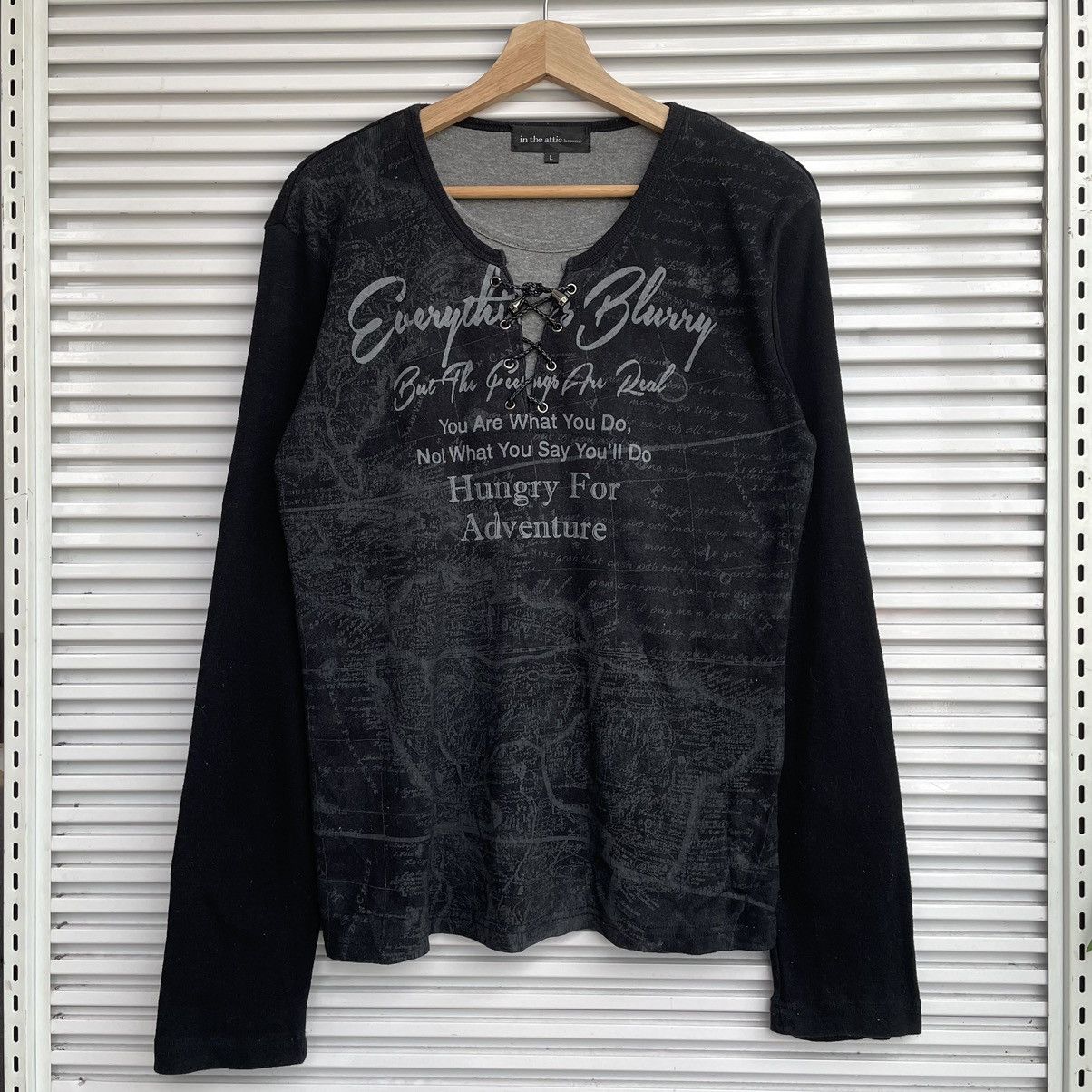 トップス archive in the attick print long sleeve In The Attic × Japanese Brand IN THE ATTIC ARCHIVE LONG