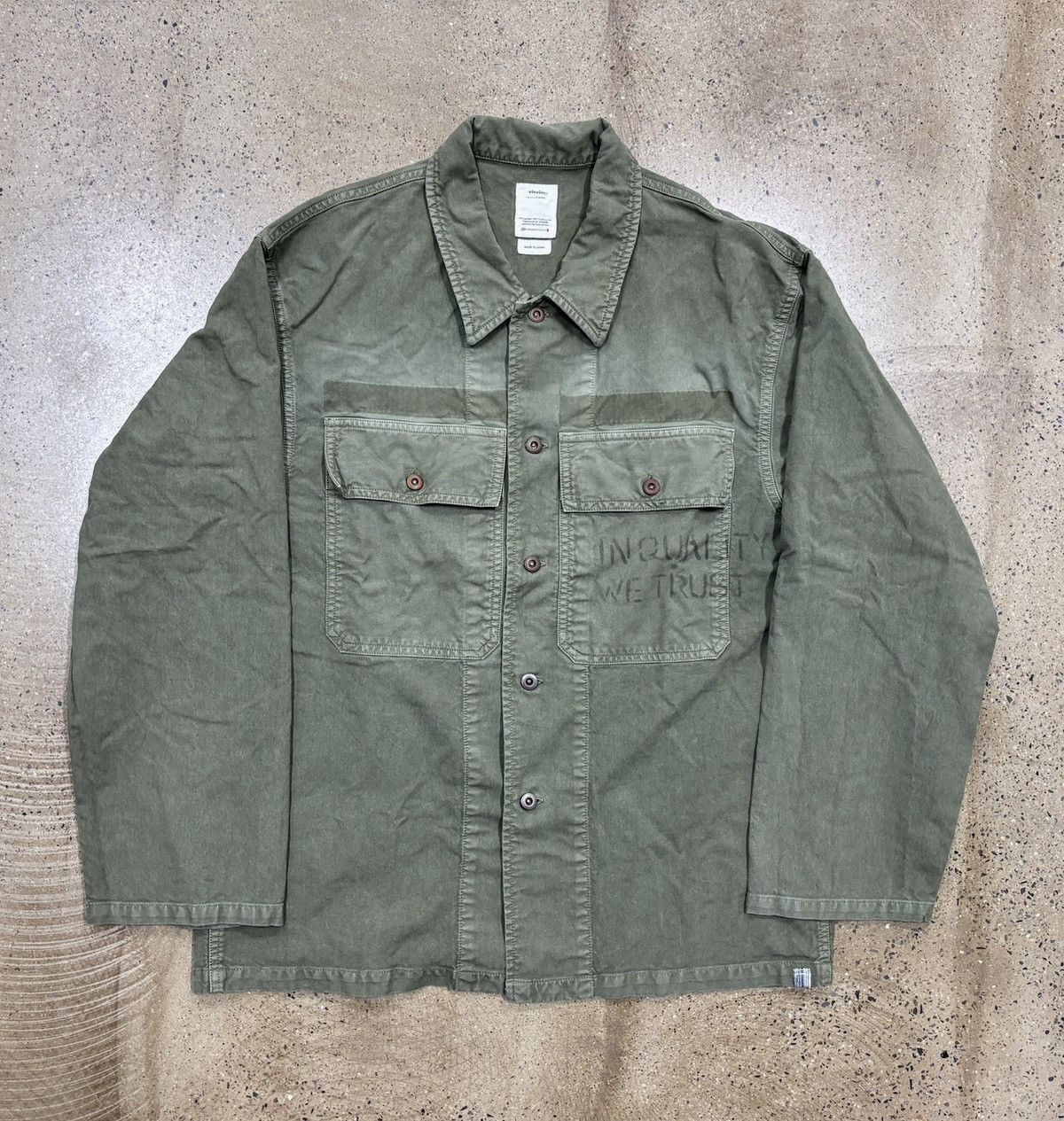 Visvim VISVIM 22SS CARDWELL SHIRT L/S DMGD Size US XL / EU 56 / 4 - 1 Thumbnail