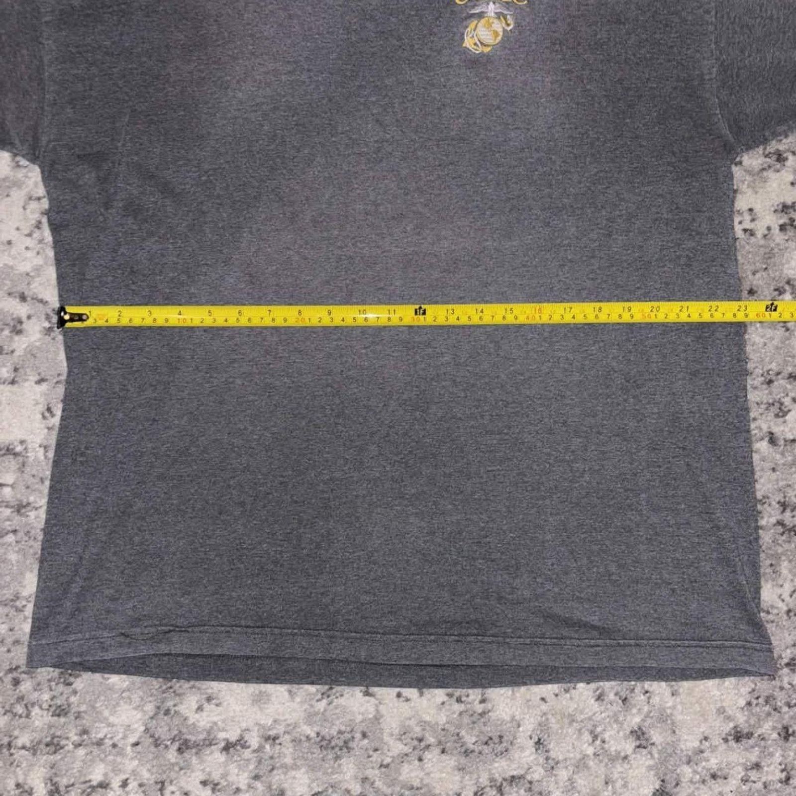 Vintage Vintage 90s USMC Marine Corps. Ringer Shirt Size US XL / EU 56 / 4 - 6 Thumbnail