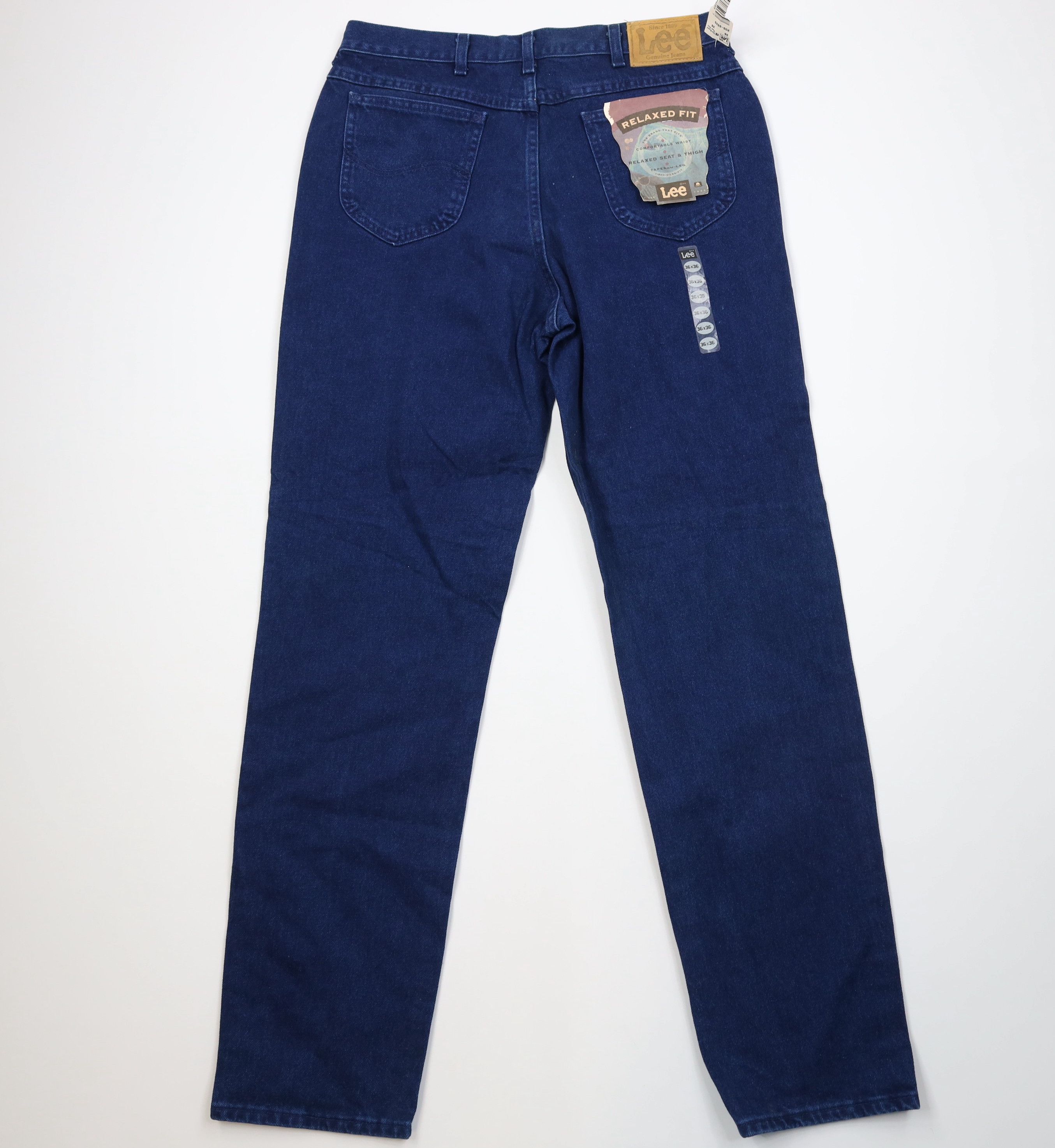 Lee Deadstock Vintage 90s Lee Tapered Leg Denim Jeans Blue USA Size US 36 / EU 52 - 11 Thumbnail