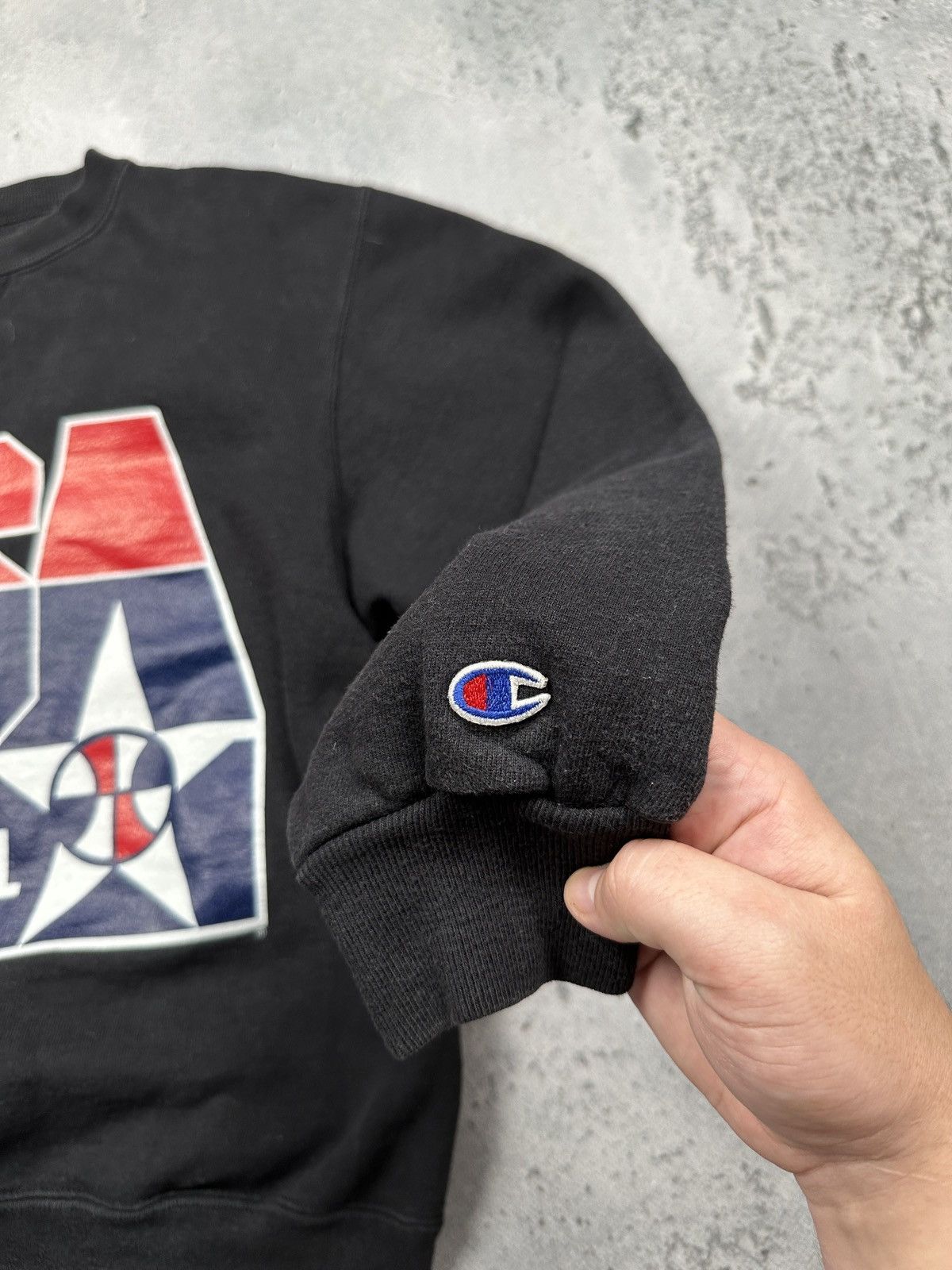 Champion Vintage 90’s USA Basketball Champion Reverse Weave Crewneck Size US L / EU 52-54 / 3 - 5 Thumbnail