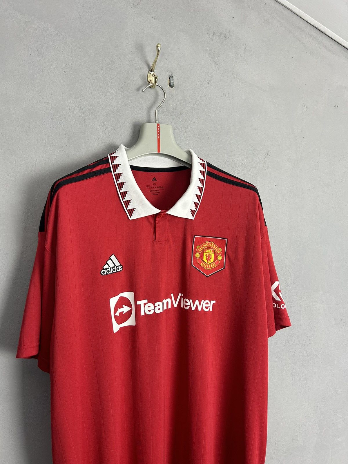 Adidas Manchester United Adidas 2022/23 Home Football Soccer jersey Size US XXL / EU 58 / 5 - 2 Thumbnail
