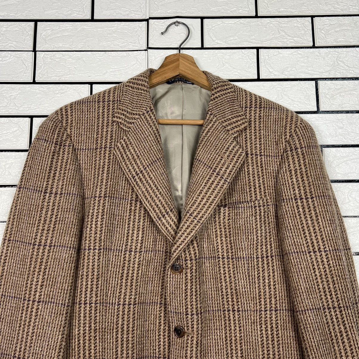 Polo Ralph Lauren Vintage POLO RALPH LAUREN Checked Wool Blazer #4127-C187 Size 42R - 2 Thumbnail