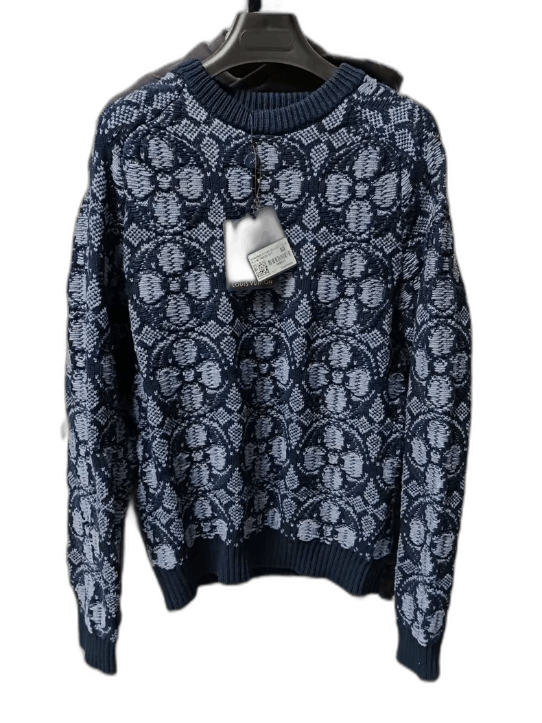 Louis Vuitton Louis Vuitton Floral Knit Sweater Pullover Size US S / EU 44-46 / 1 - 1 Thumbnail