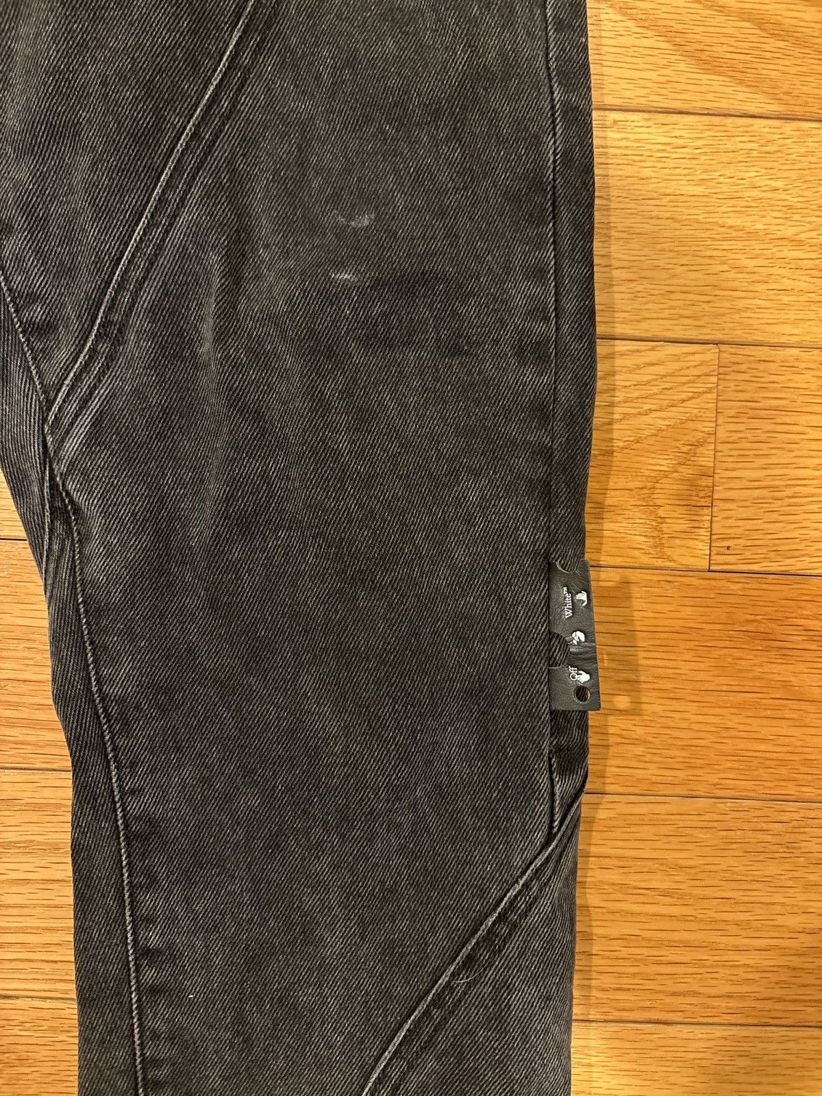 Off-White Black Off White Abloh Jeans Size US 30 / EU 46 - 5 Thumbnail