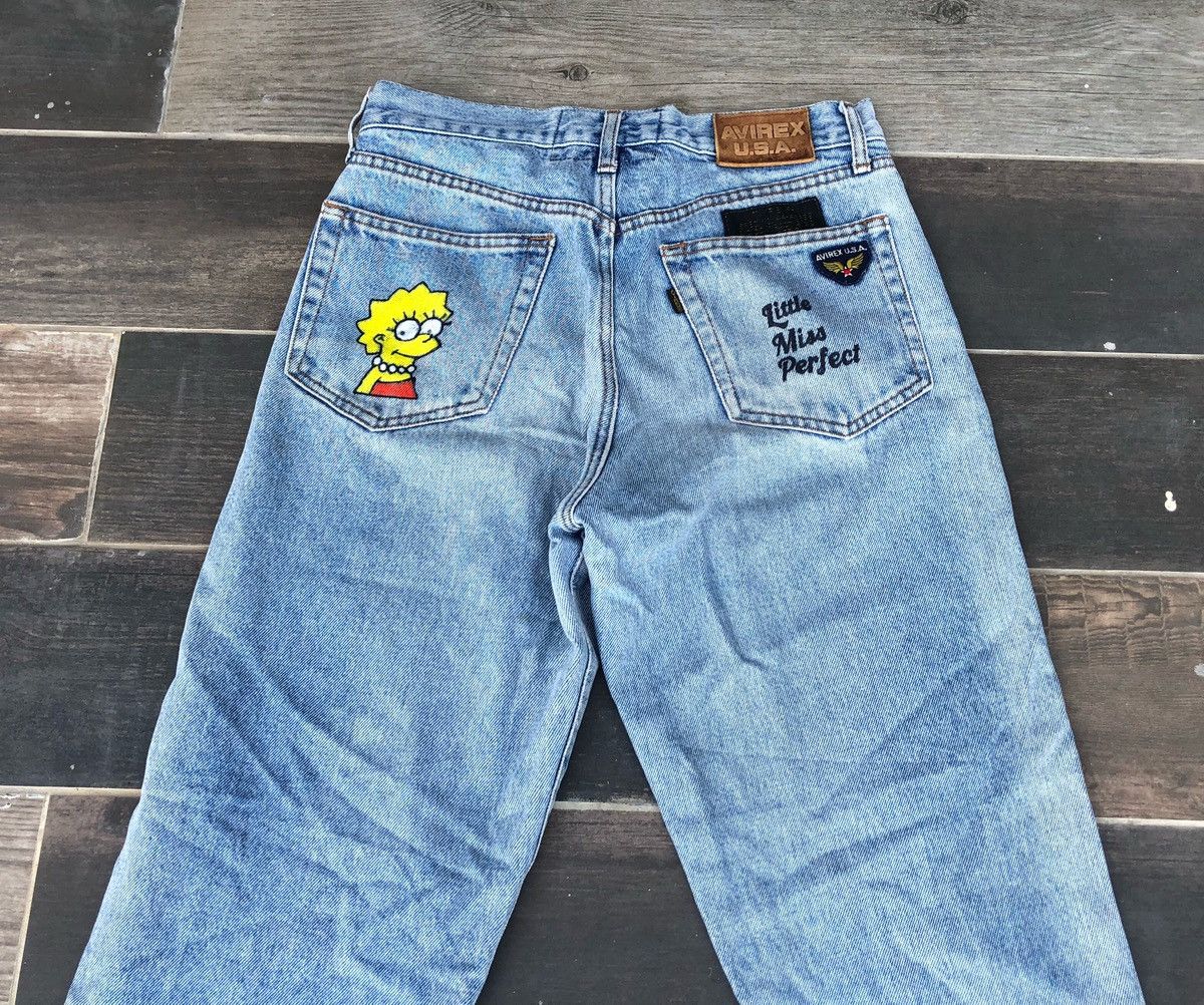 Avirex × If Six Was Nine × Japanese Brand 🔥Vintage Avirex x the simpson x santa cruz x marlboro Jeans🔥 Size US 30 / EU 46 - 7 Thumbnail