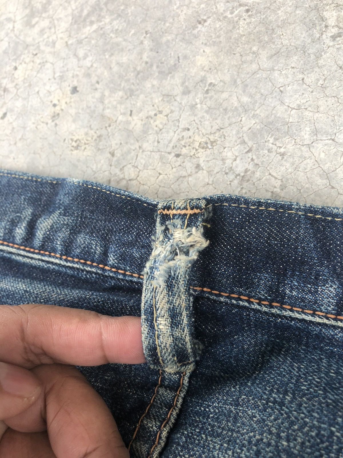 Full Count & Co. Full Count 1340k Selvedge Denim Leather Limited Distressed Size US 32 / EU 48 - 18 Thumbnail