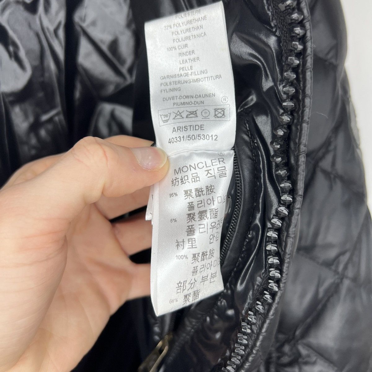 Moncler Moncler Puffer Goose Down Nylon Black Shiny Jacket Racing Size US M / EU 48-50 / 2 - 18 Thumbnail