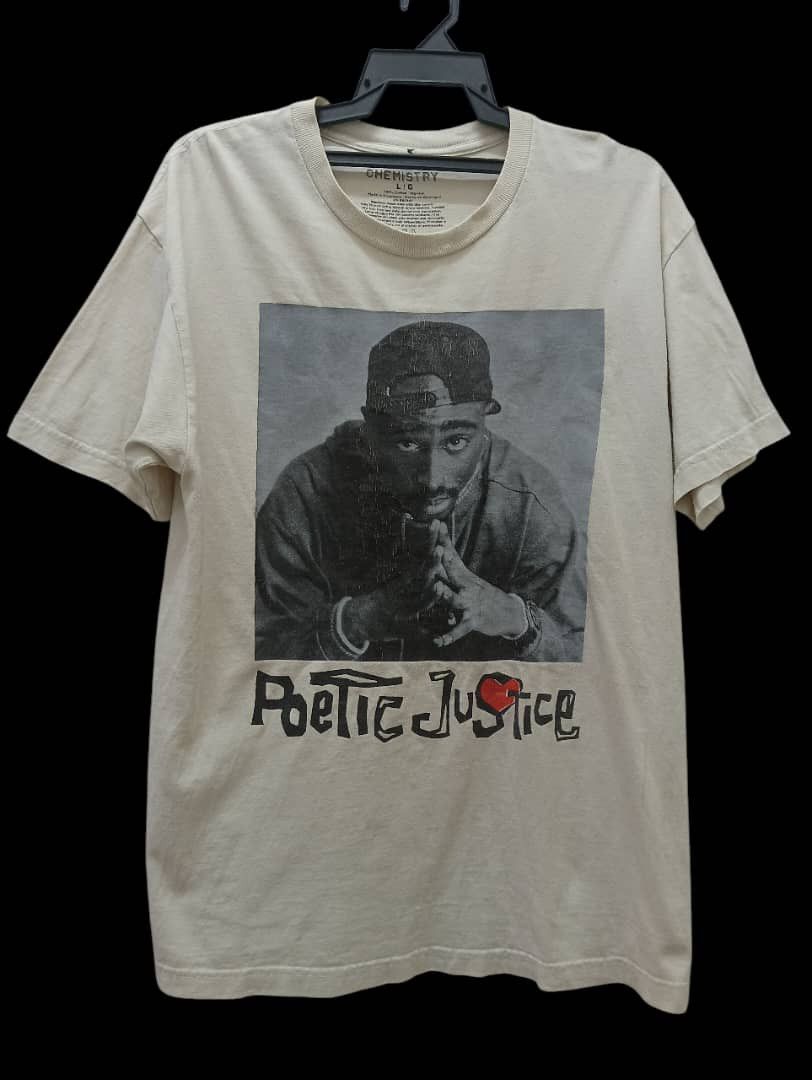 Vintage VINTAGE TUPAC AMARU SHAKUR POETIC JUSTICE Size US L / EU 52-54 / 3 - 1 Thumbnail