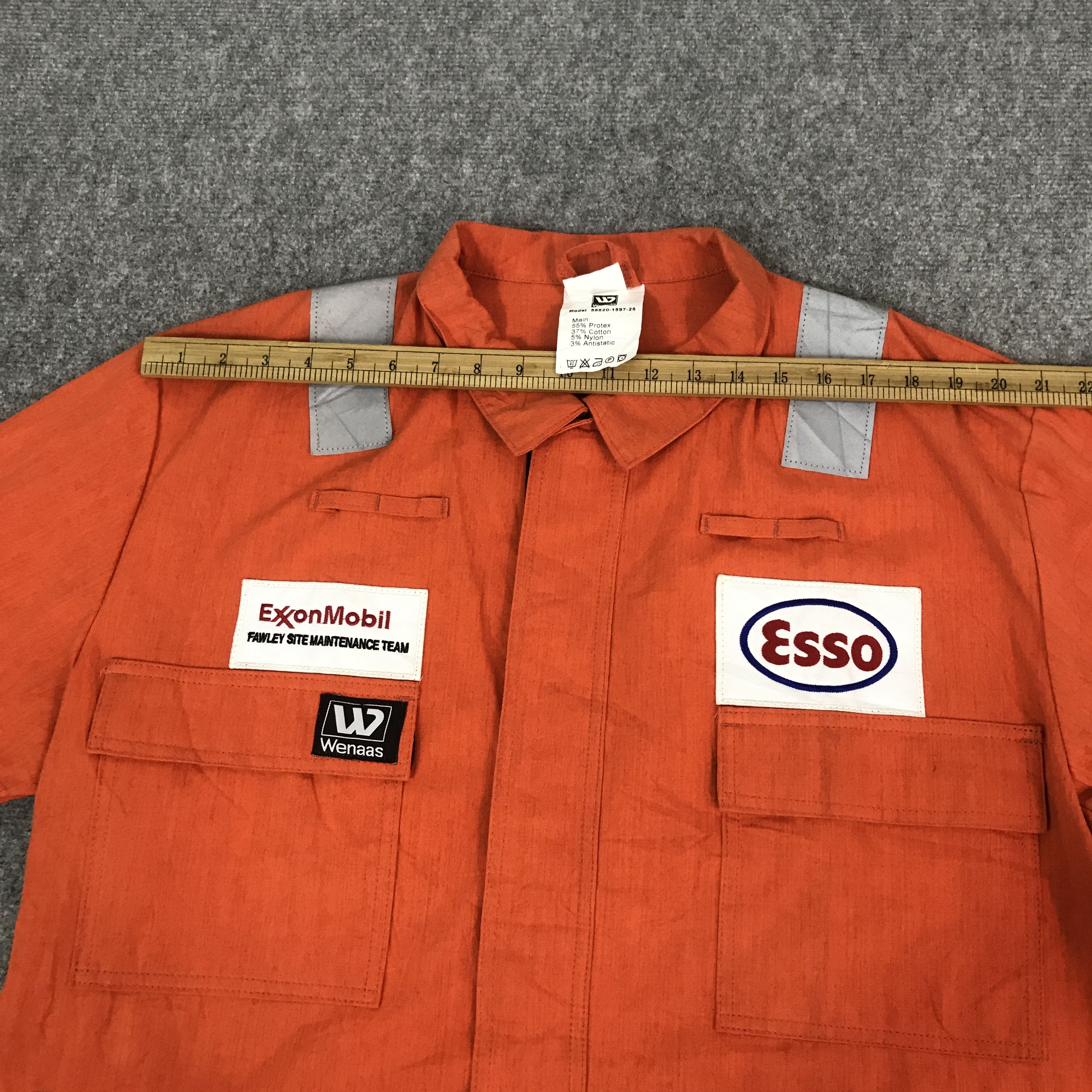 Sports Specialties Vtg exom mobil esso Brand Oil jacket Size US L / EU 52-54 / 3 - 5 Thumbnail